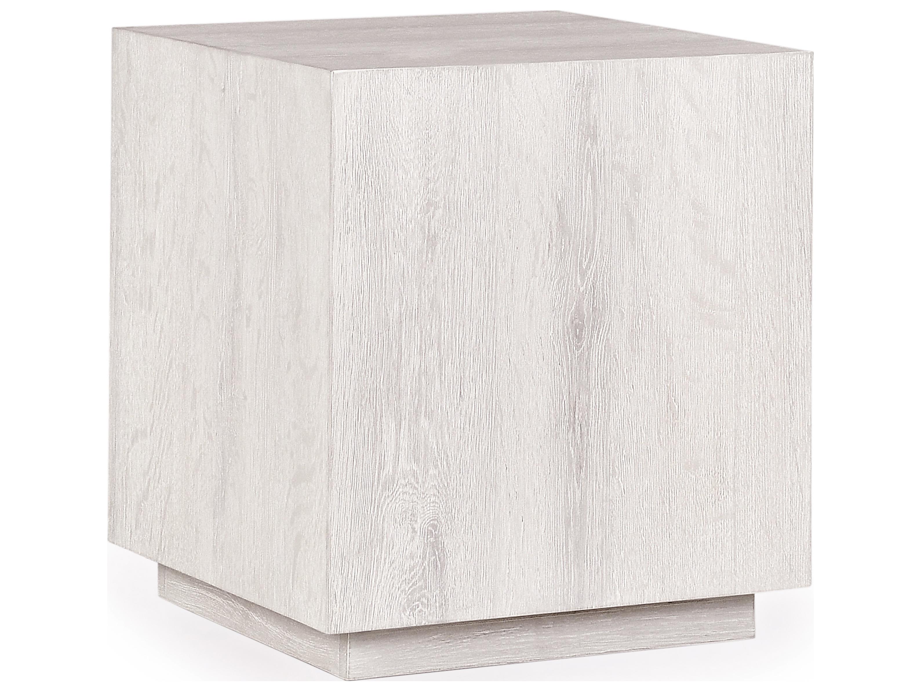 Classic Home Layne Square Wood White Wash End Table