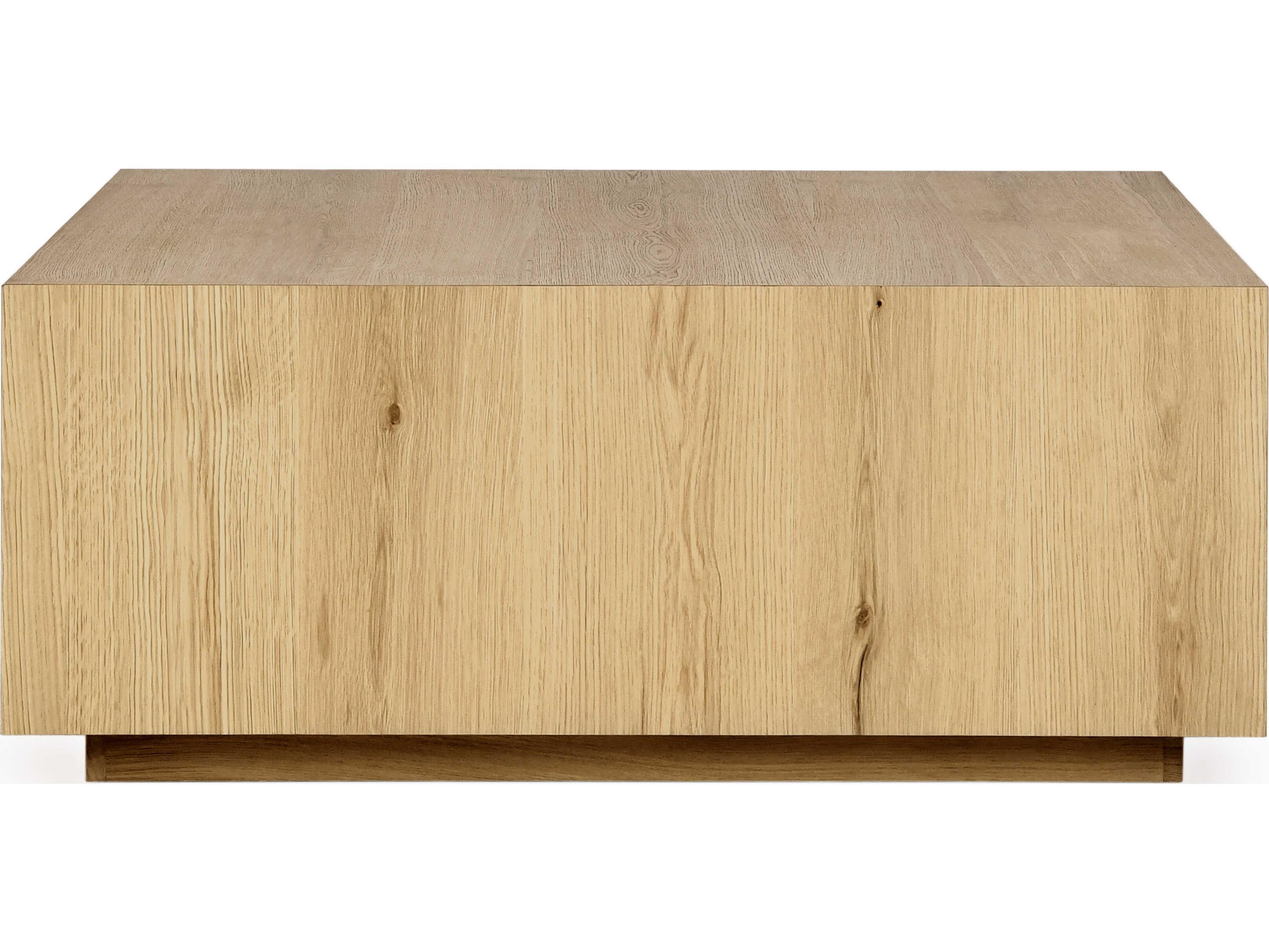 Classic Home Layne Rectangular Wood Natural Coffee Table