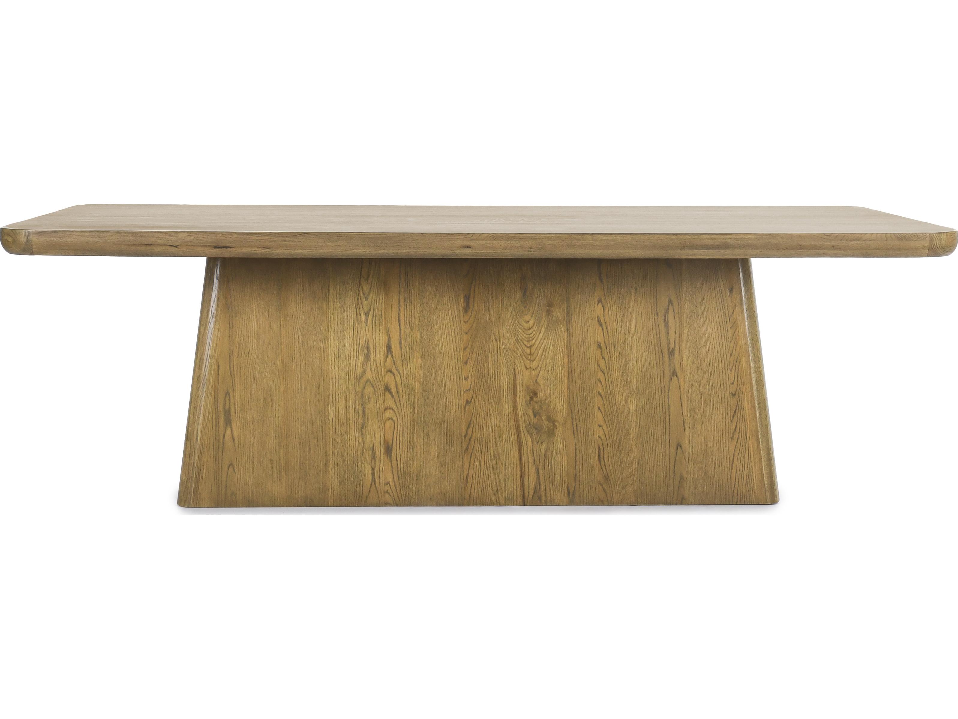 Classic Home Orlando Rectangular Wood Light Brown Dining Table