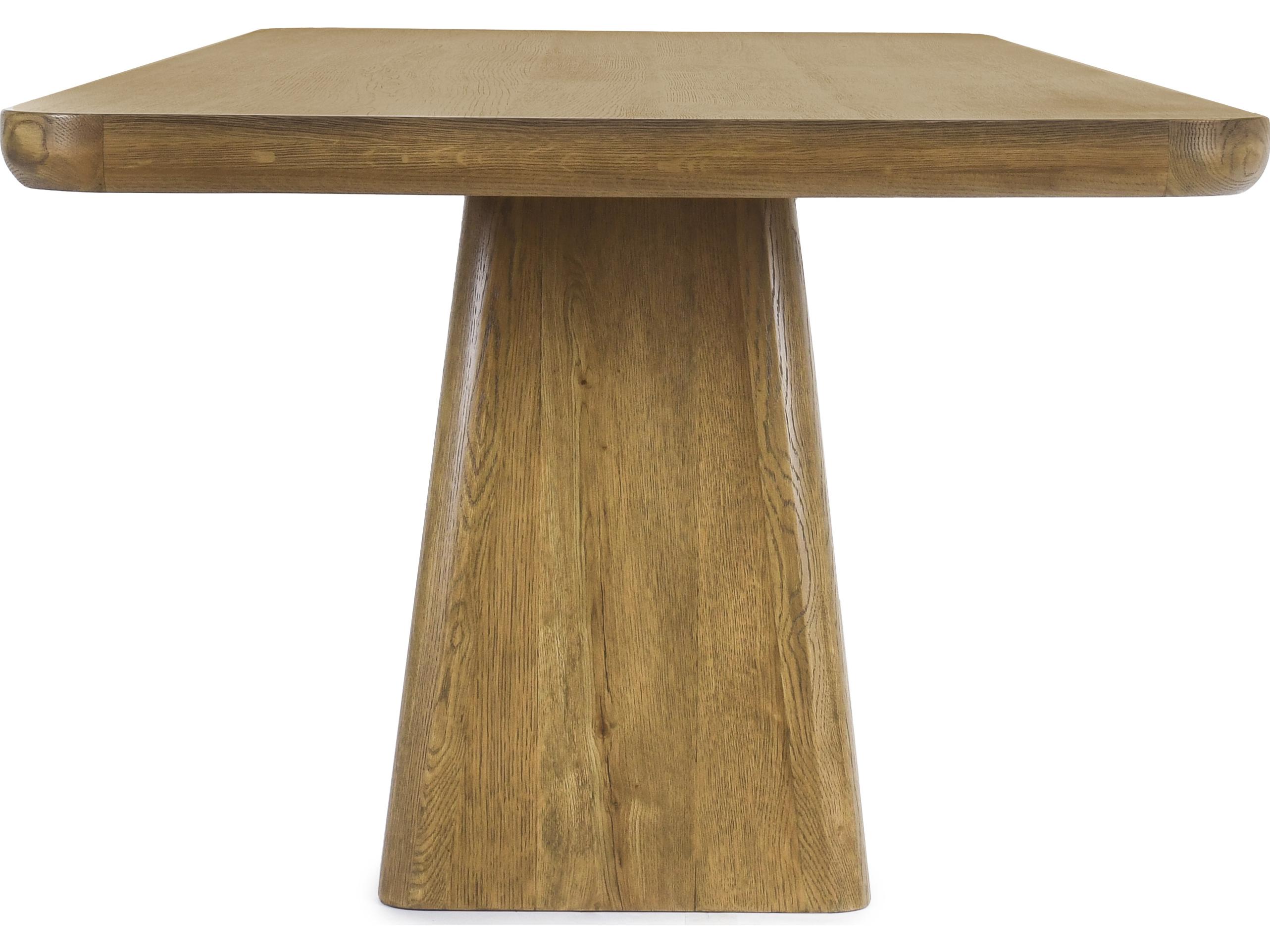 Classic Home Orlando Rectangular Wood Light Brown Dining Table