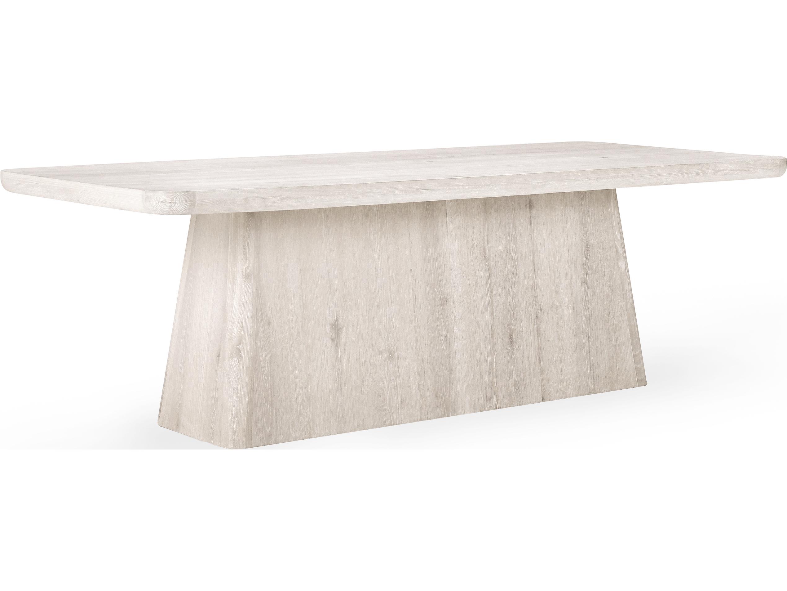 Classic Home Orlando Rectangular Wood White Dining Table
