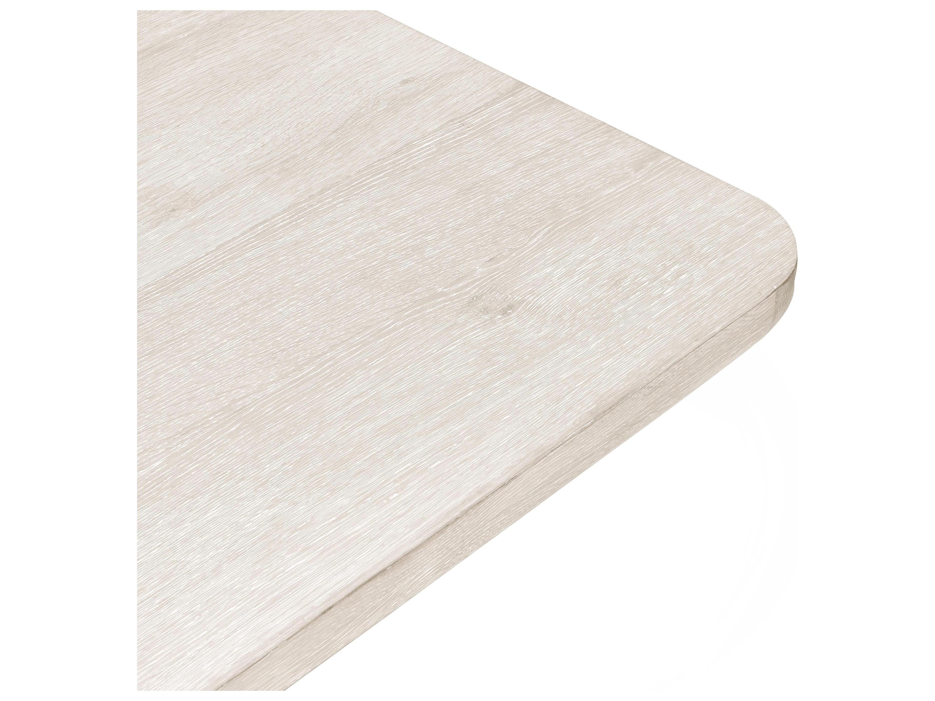 Classic Home Orlando Rectangular Wood White Dining Table