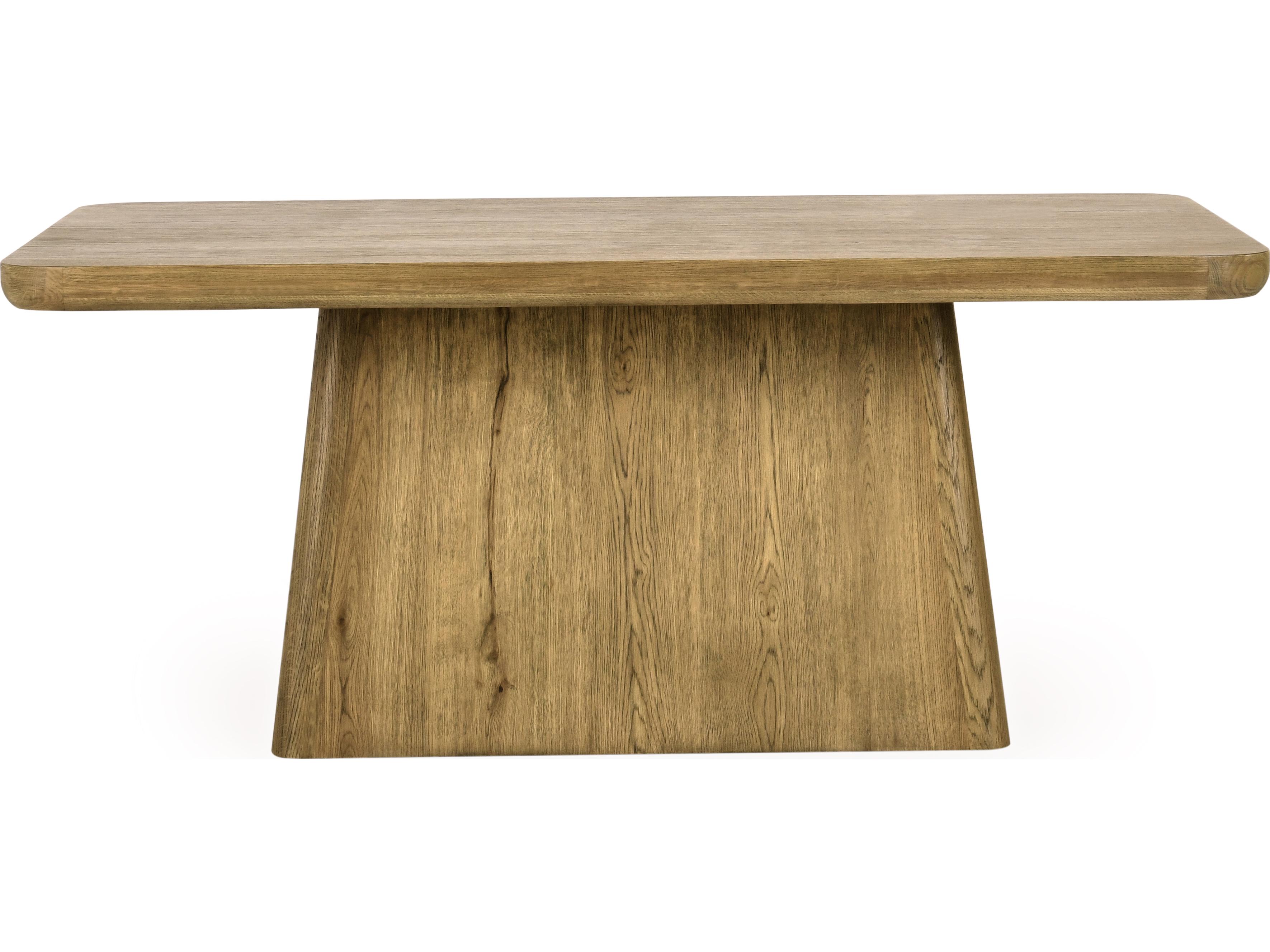 Classic Home Orlando Rectangular Wood Light Brown Dining Table