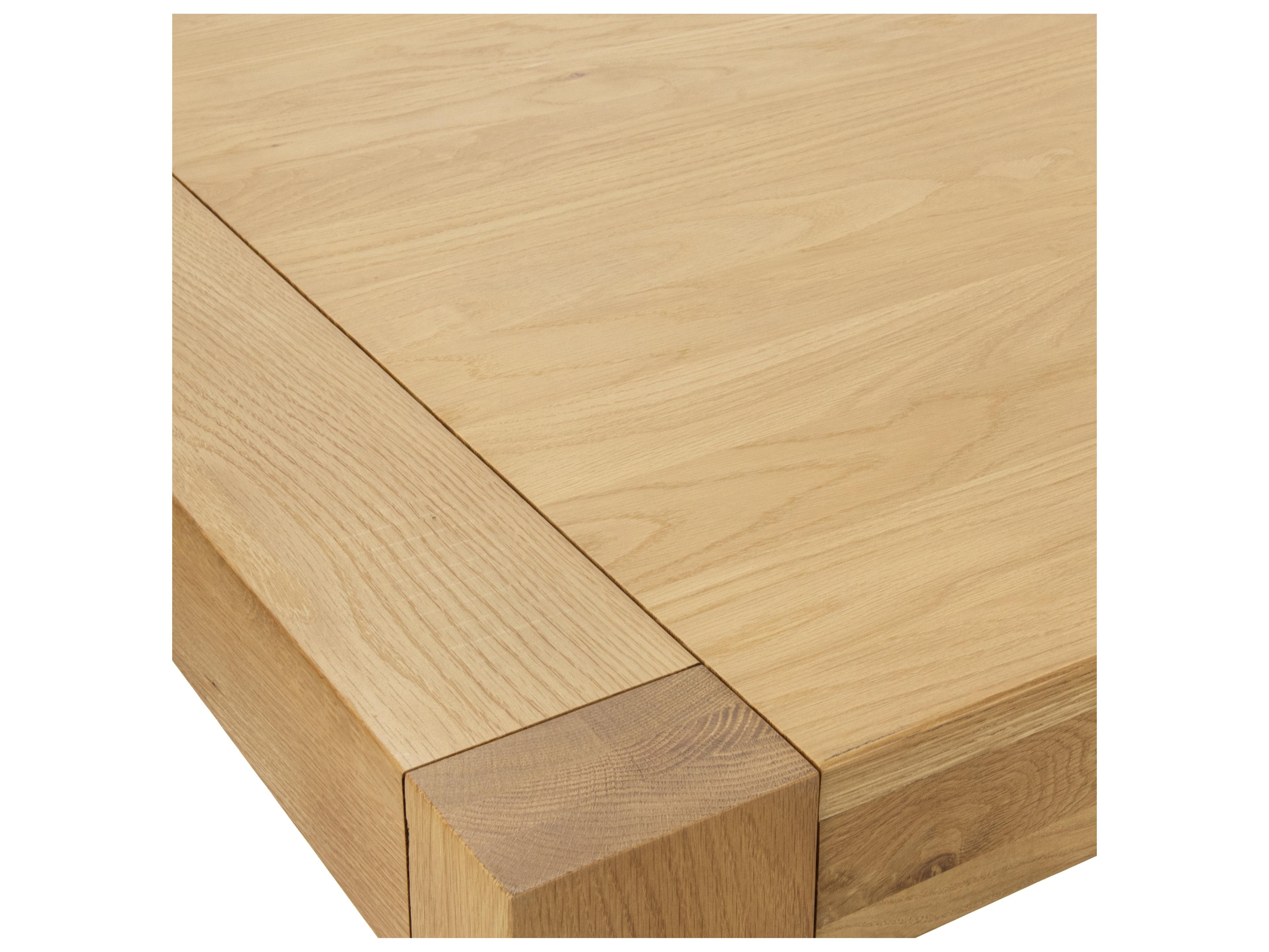 Classic Home Parsons Rectangular Wood Matte Natural Dining Table