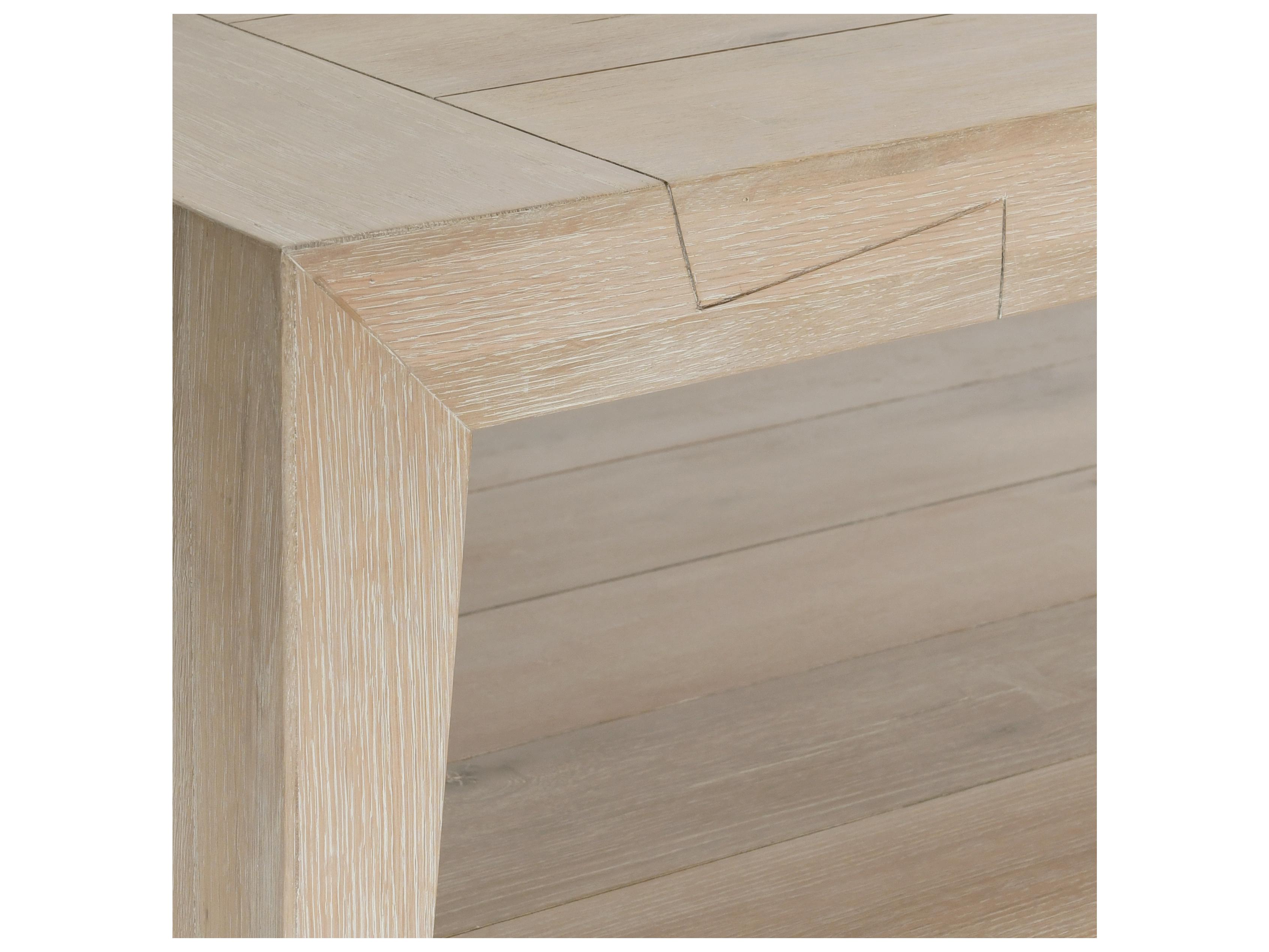 Classic Home Troy Rectangular Wood White Coffee Table