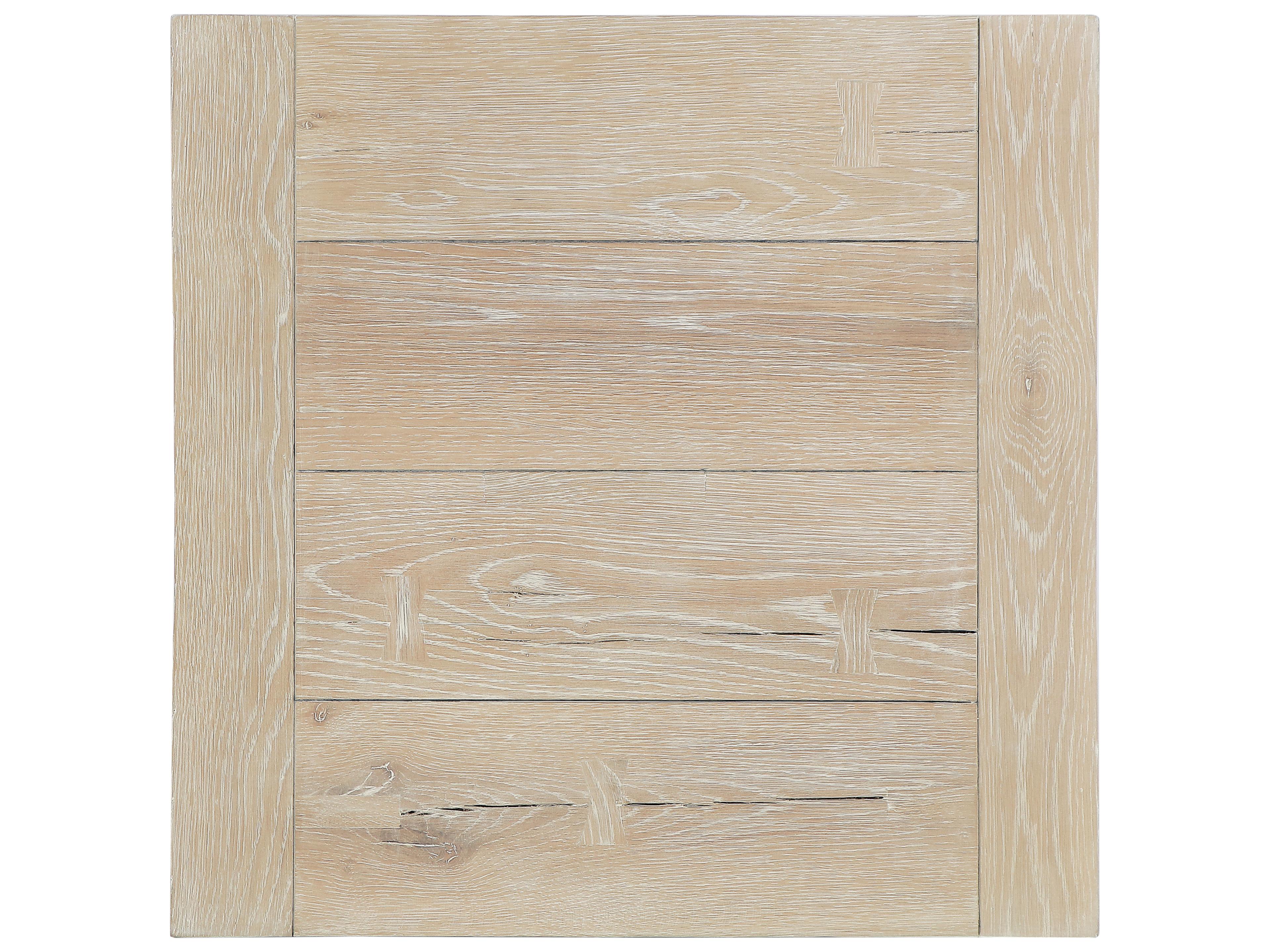 Classic Home Troy Square Wood White End Table