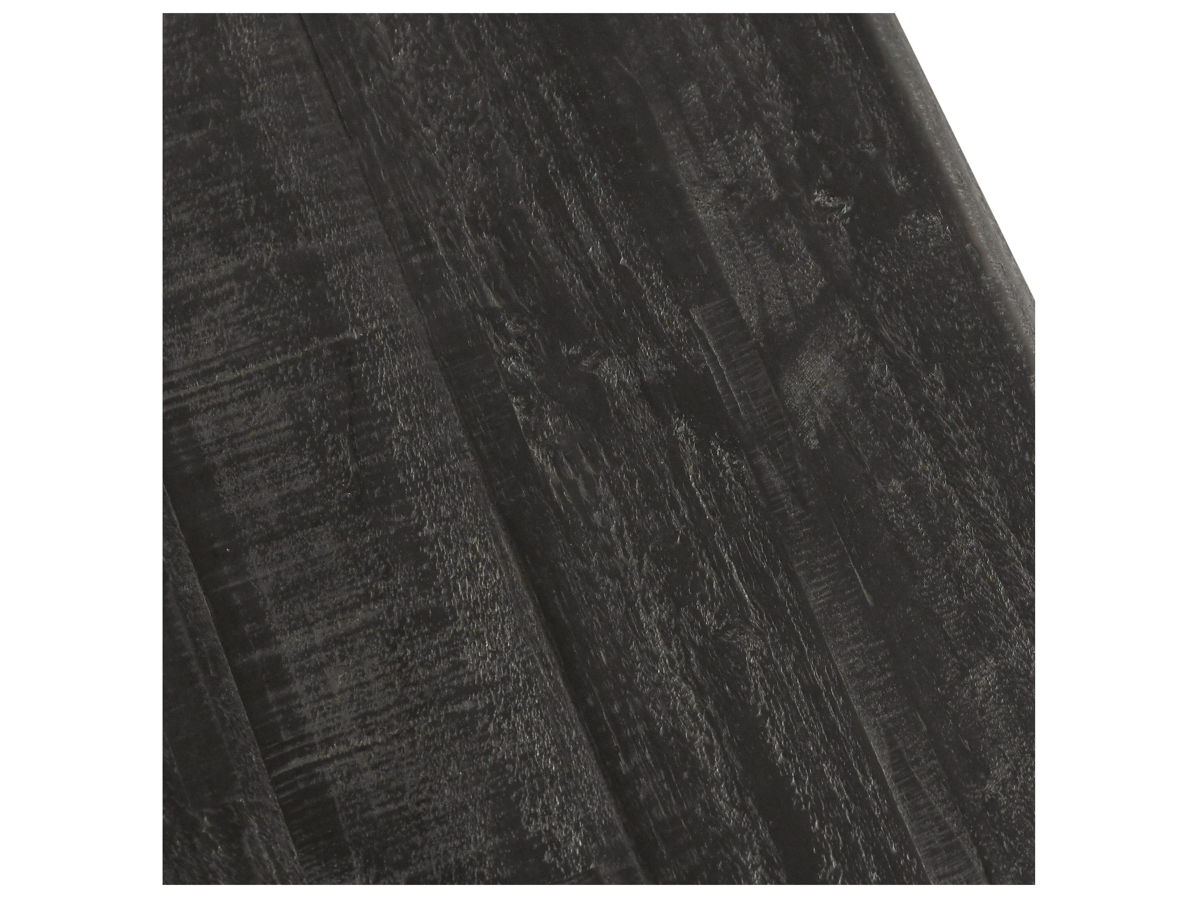 Classic Home Larson Rectangular Wood Black Console Table