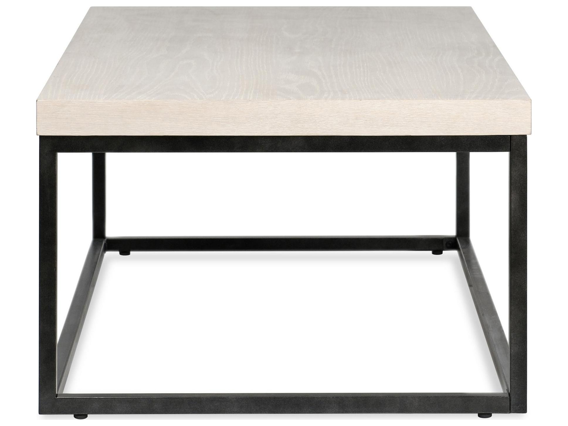 Classic Home Catta Rectangular Wood White Coffee Table