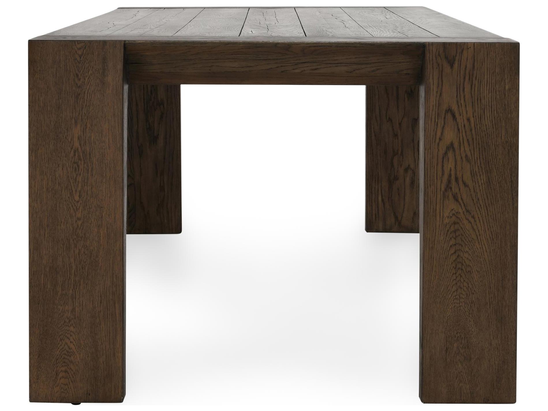 Classic Home Troy Rectangular Wood Brown Dining Table