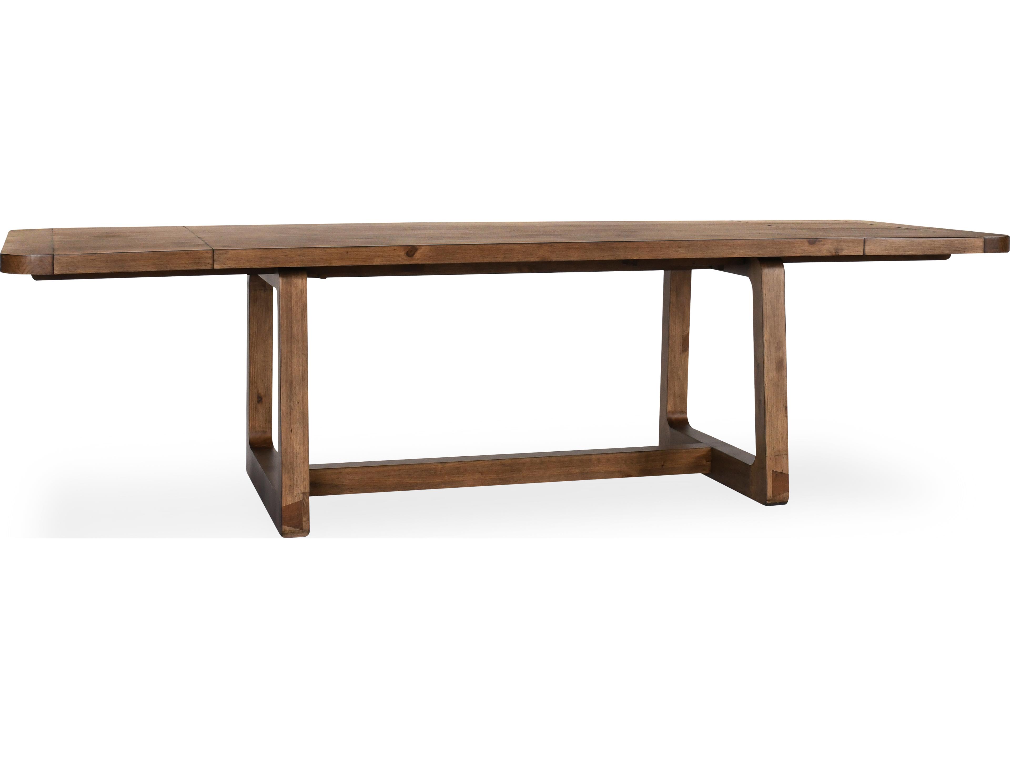Classic Home Lyra Rectangular Wood Brown Dining Table