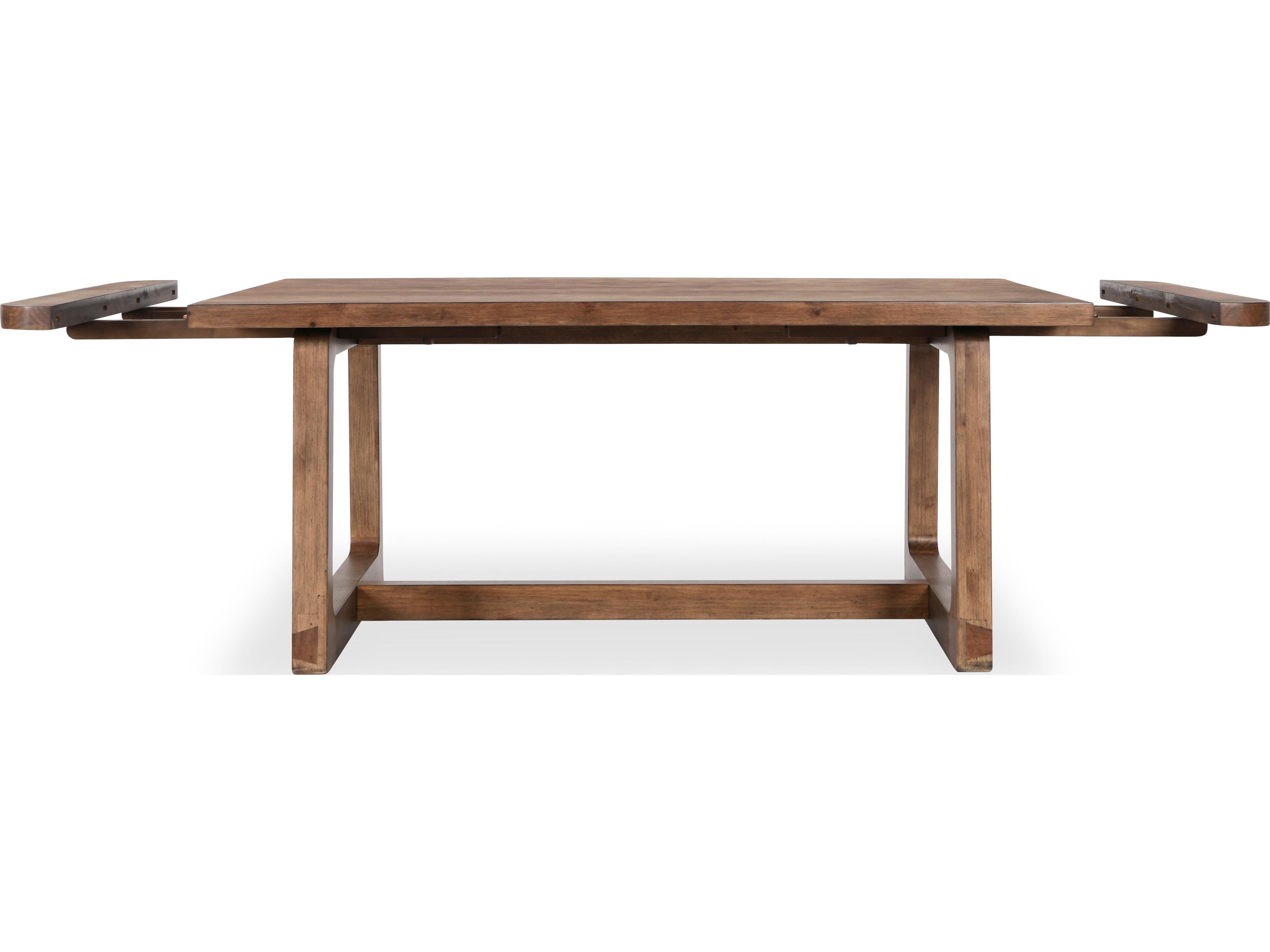 Classic Home Lyra Rectangular Wood Brown Dining Table