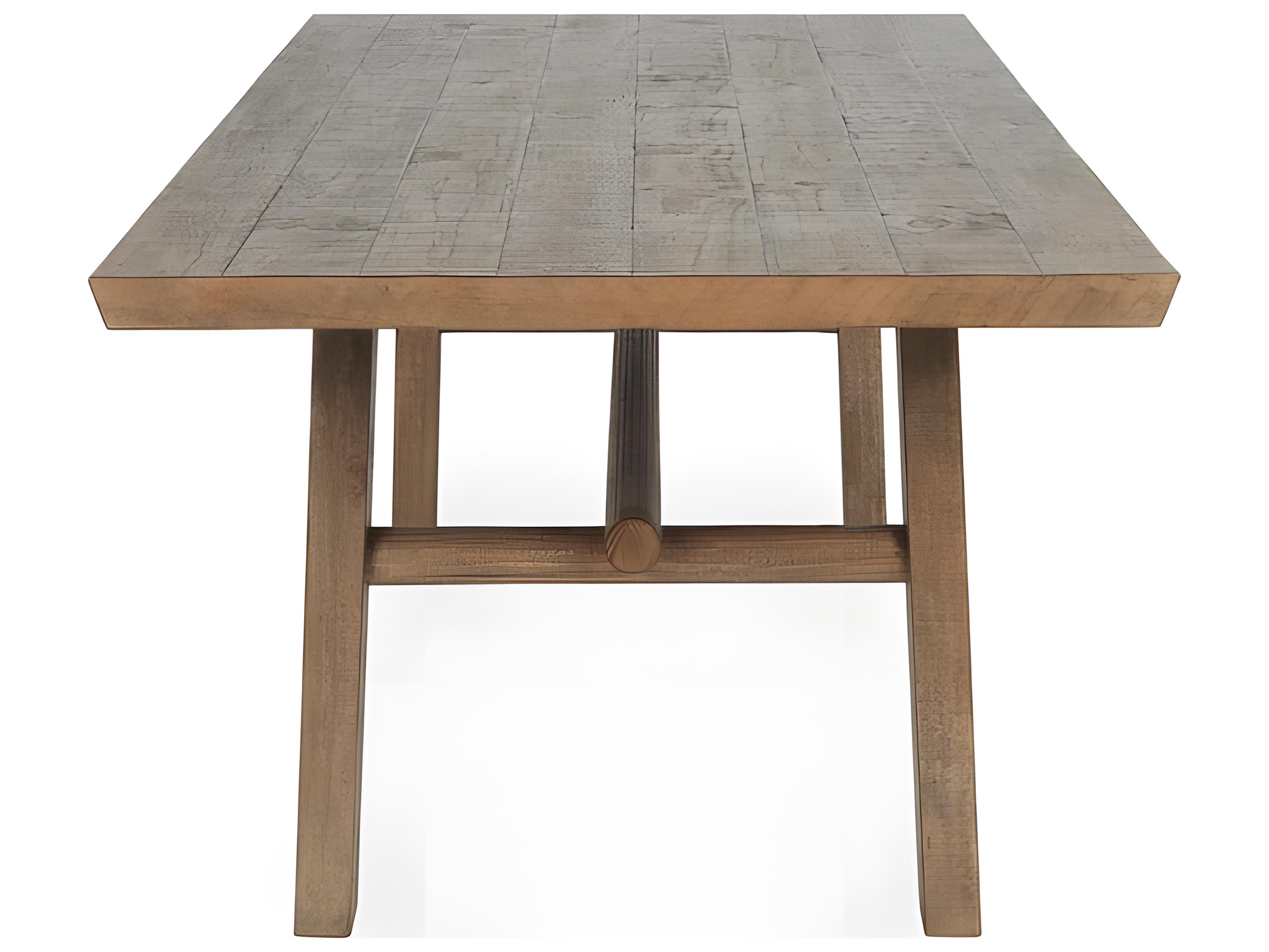 Classic Home Liana Rectangular Wood Brown Dining Table