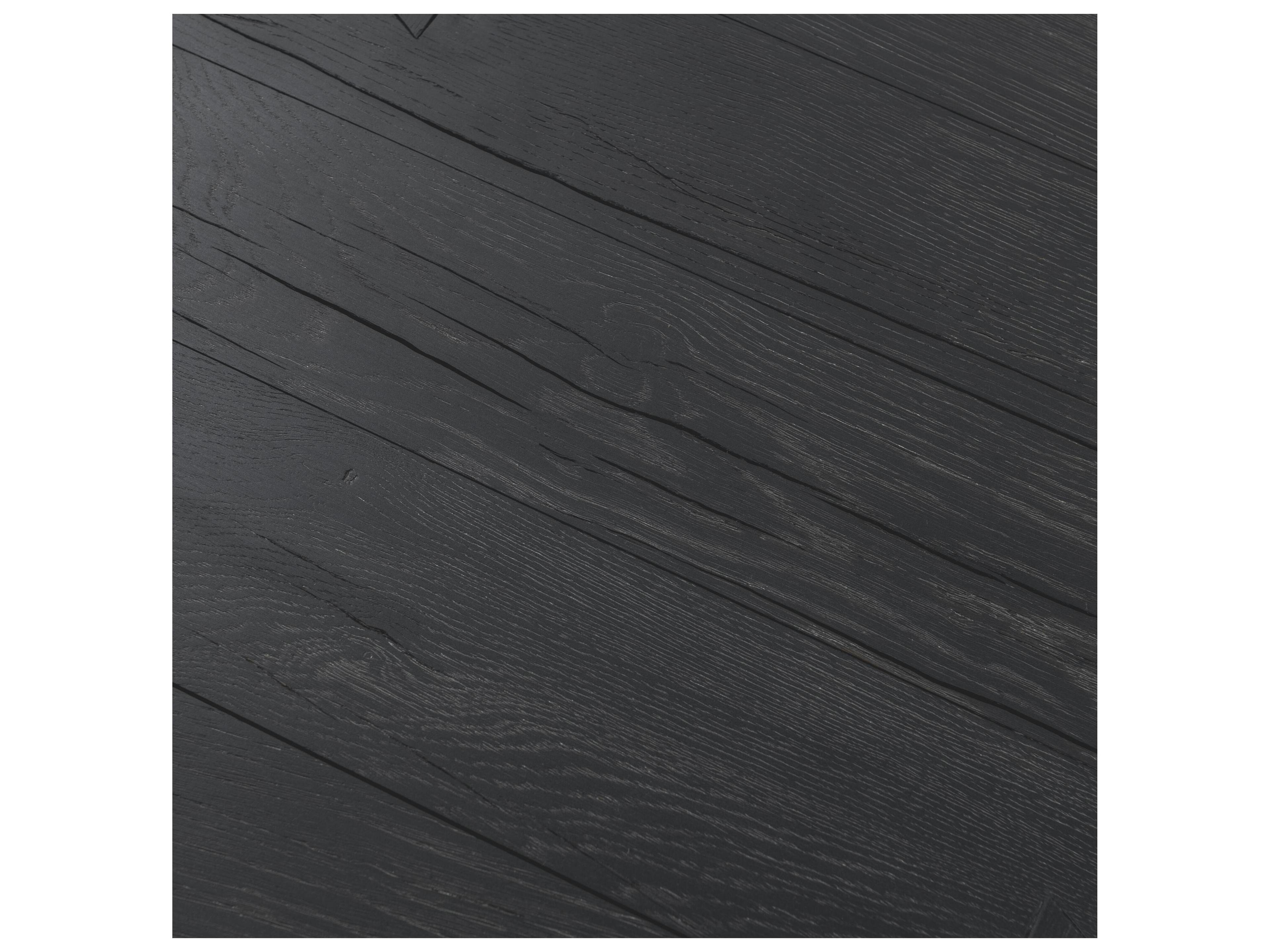 Classic Home Bristol Square Wood Meadow Black End Table