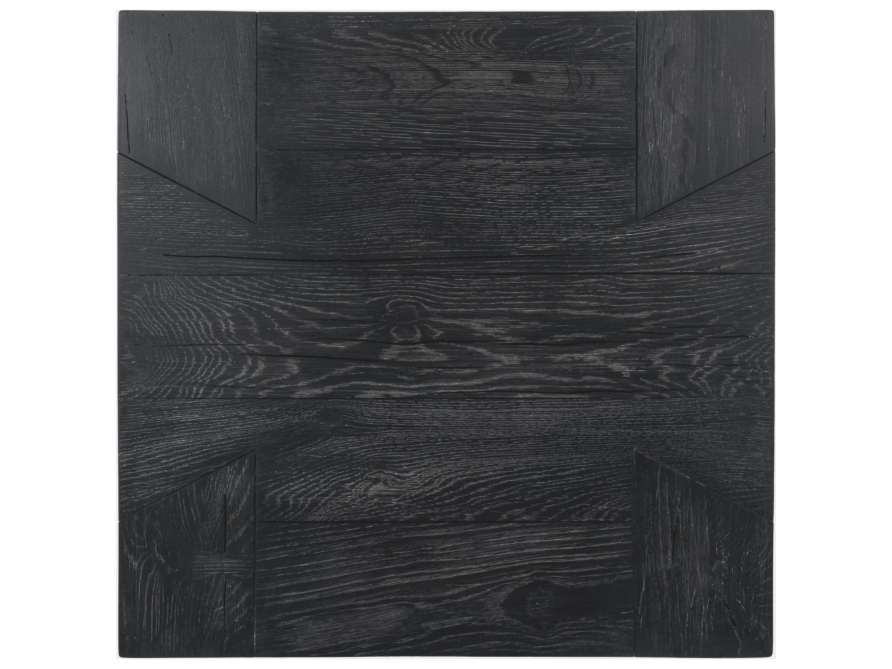 Classic Home Bristol Square Wood Meadow Black End Table