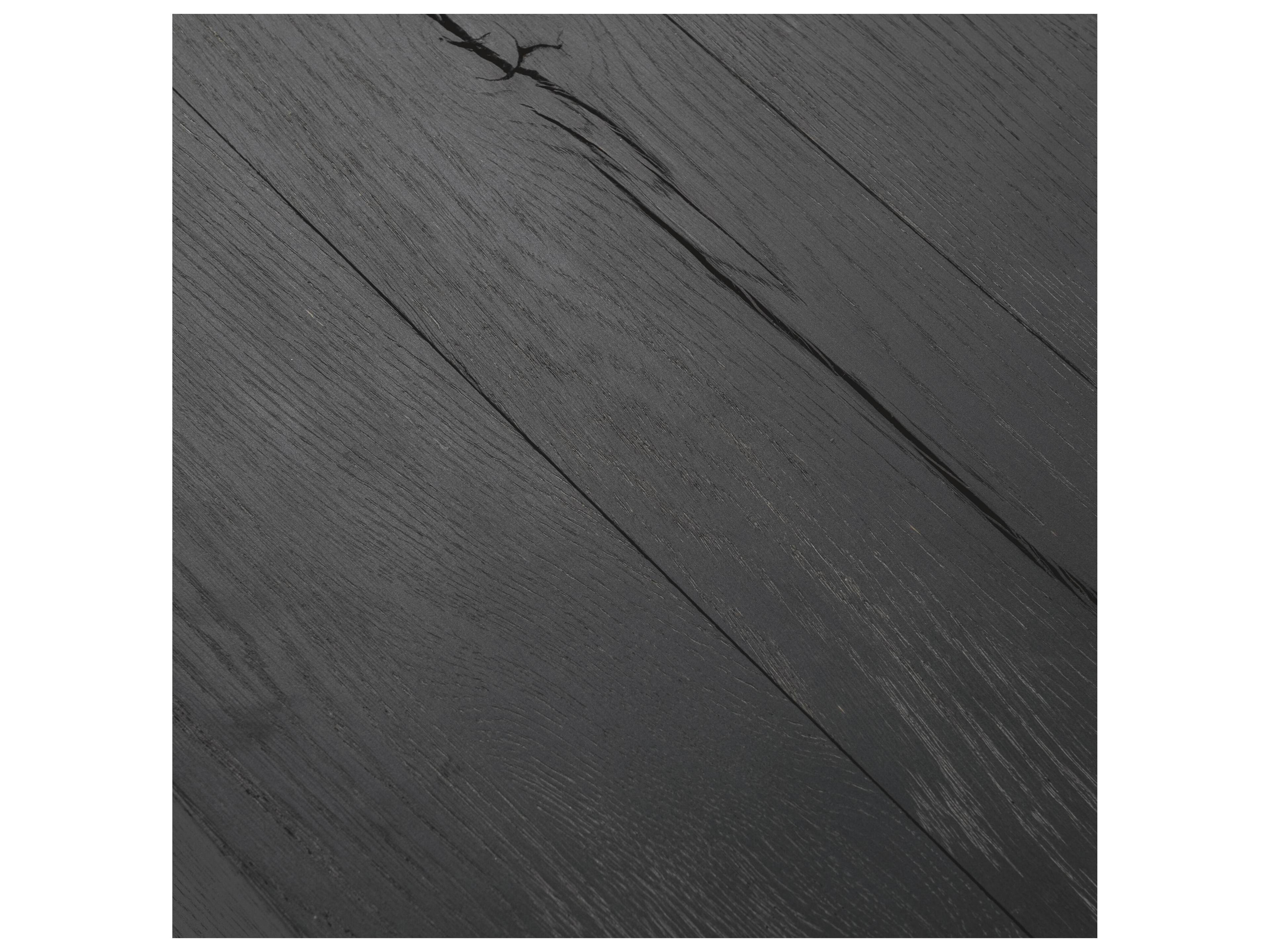 Classic Home Bristol Rectangular Wood Meadow Black Console Table