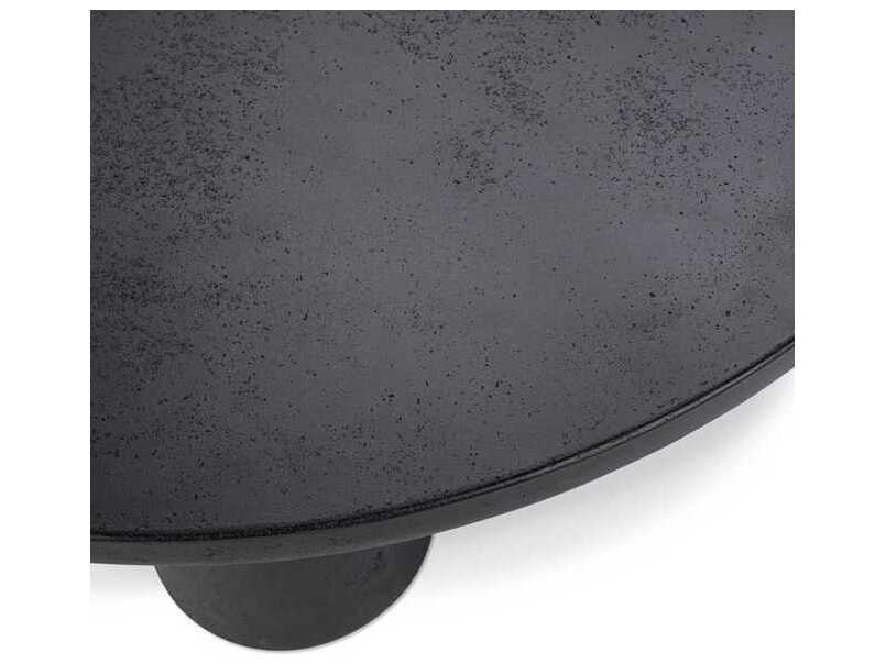 Classic Home Anzio Round Concrete Coffee Table