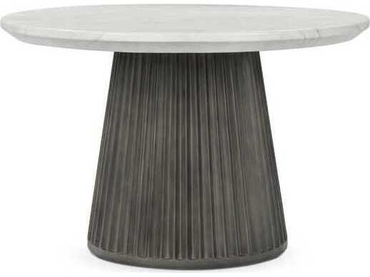 Classic Home Caspia Round Concrete Dining Table