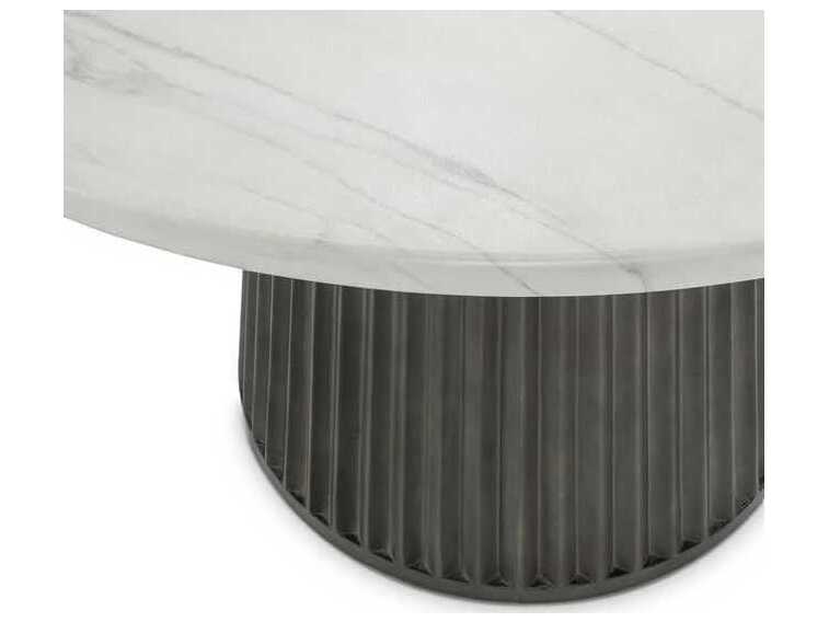 Classic Home Caspia Round Concrete Dining Table