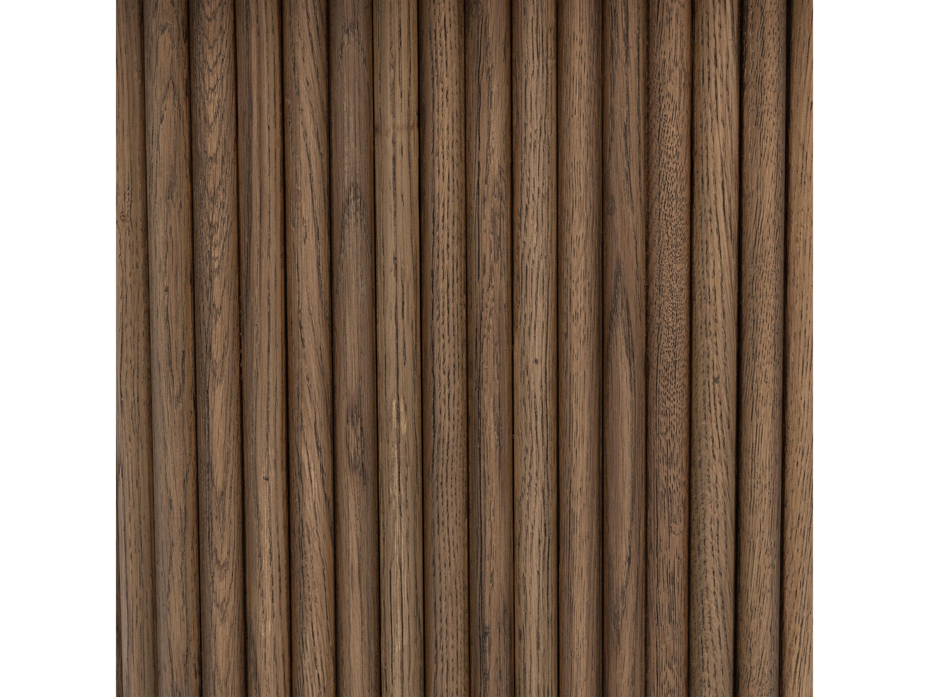 Classic Home Vander Square Wood Tawny Brown End Table