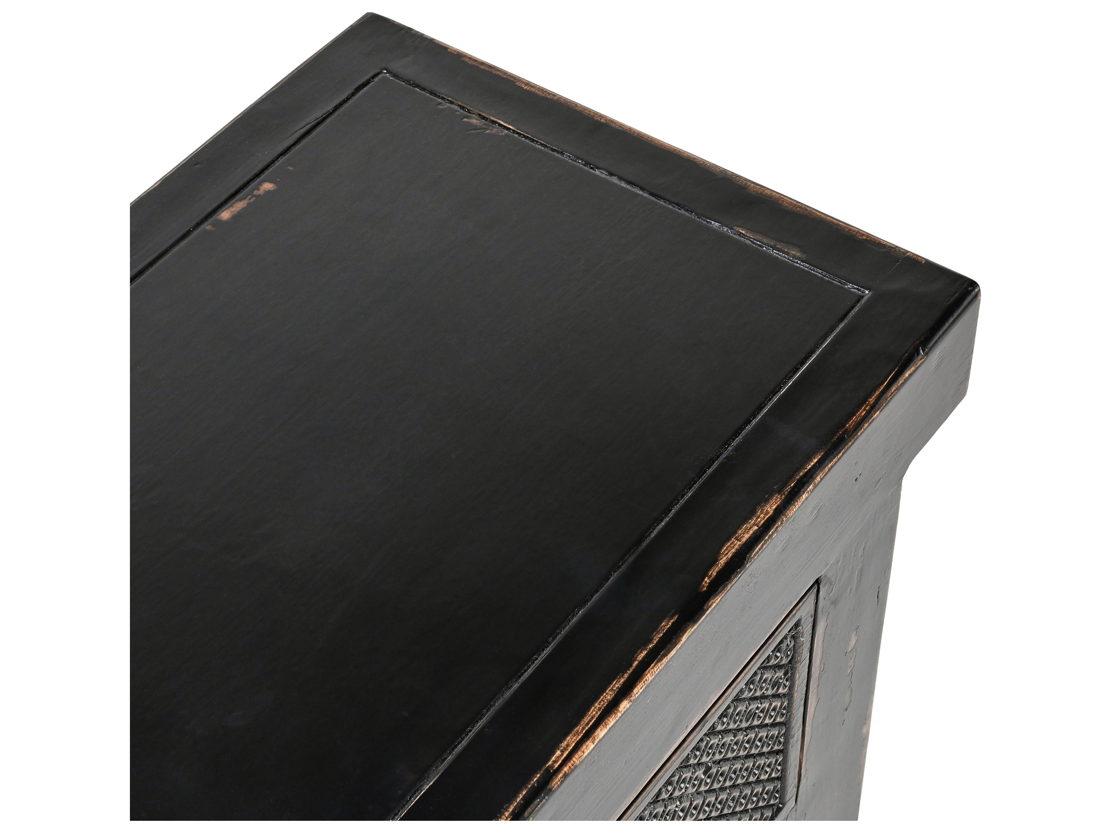 Classic Home Lahey Rectangular Wood Black Console Table