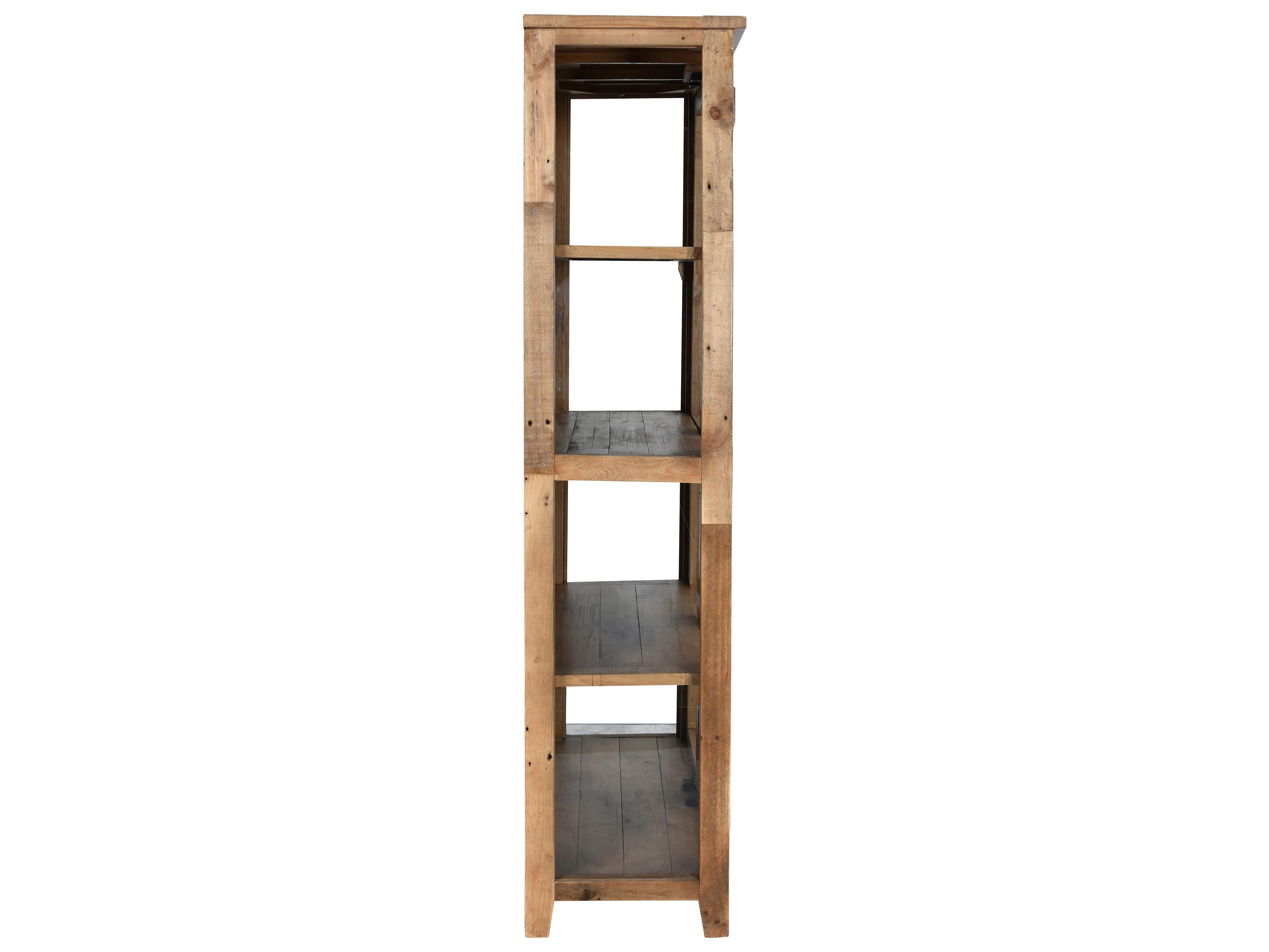 Classic Home Amsterdam Pine Wood Natural Display Cabinet