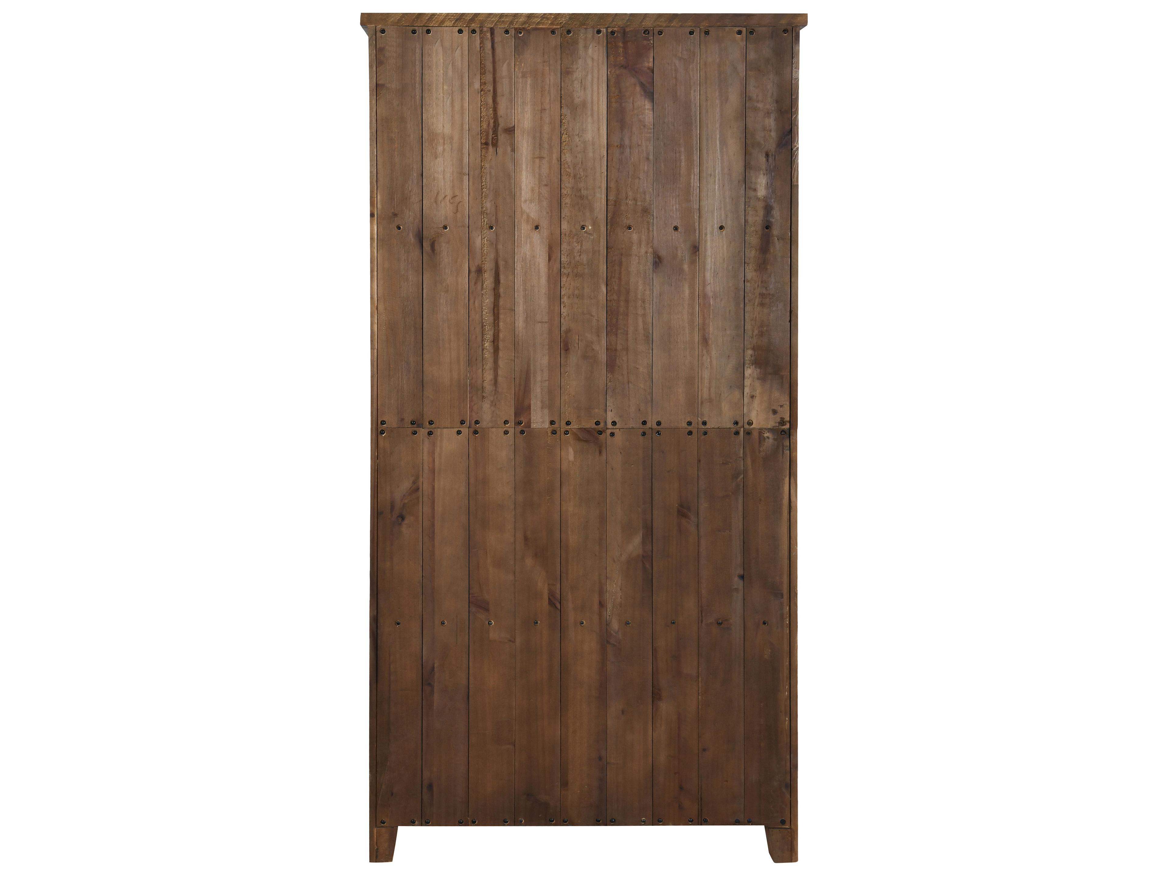 Classic Home Amsterdam Pine Wood Natural Display Cabinet