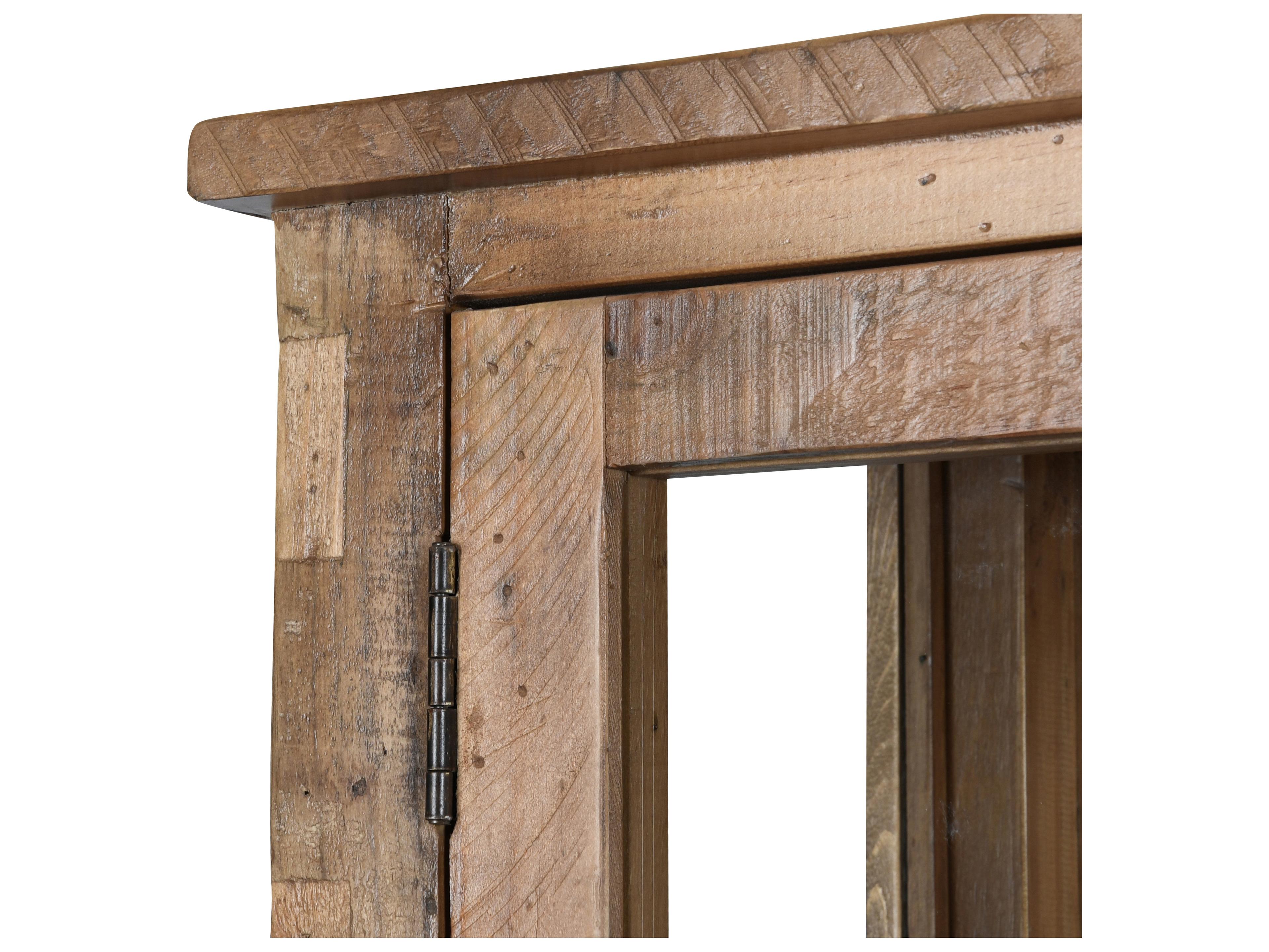 Classic Home Amsterdam Pine Wood Natural Display Cabinet