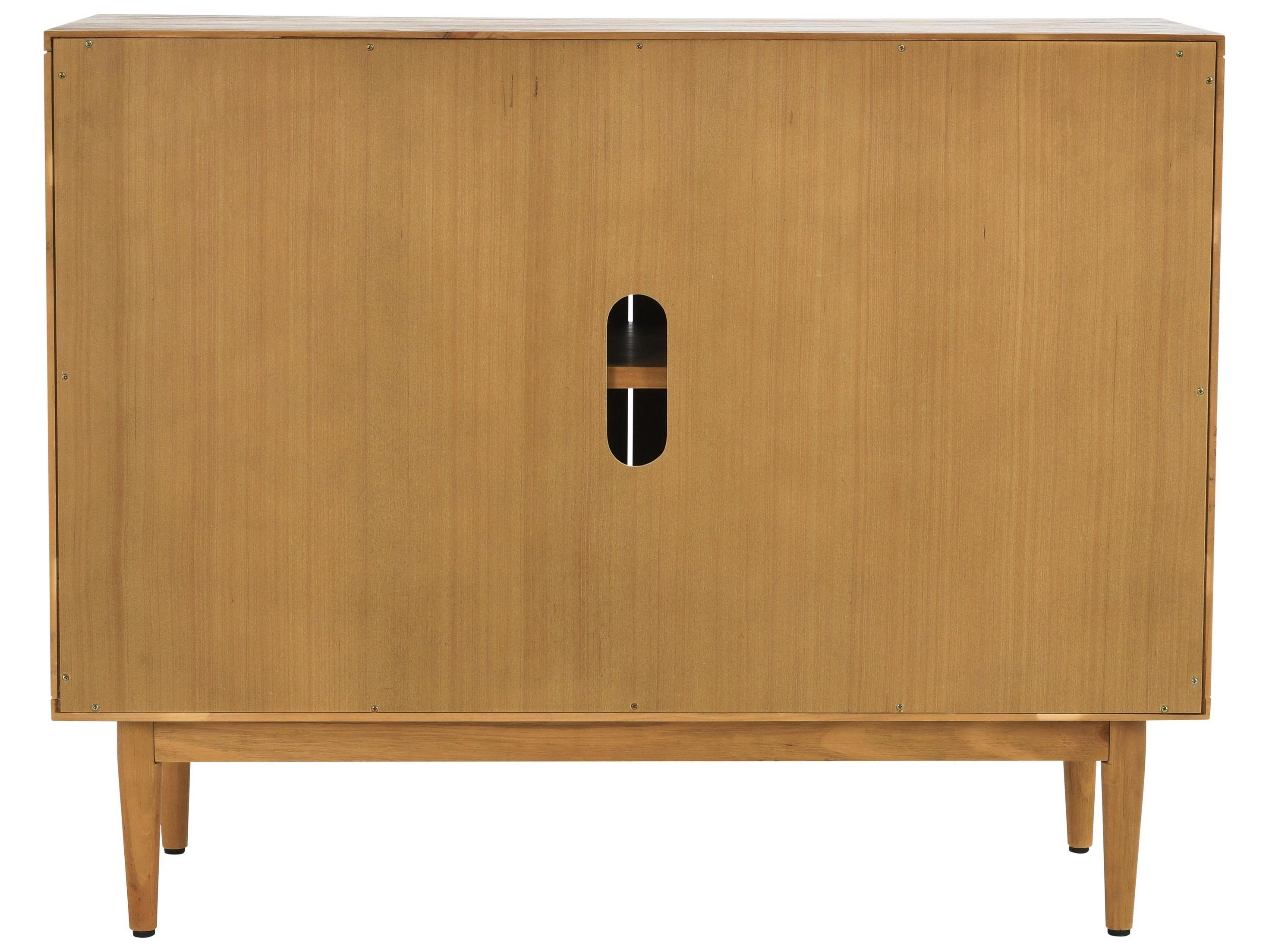 Classic Home Edris Natural Brown Pine Wood Accent Chest