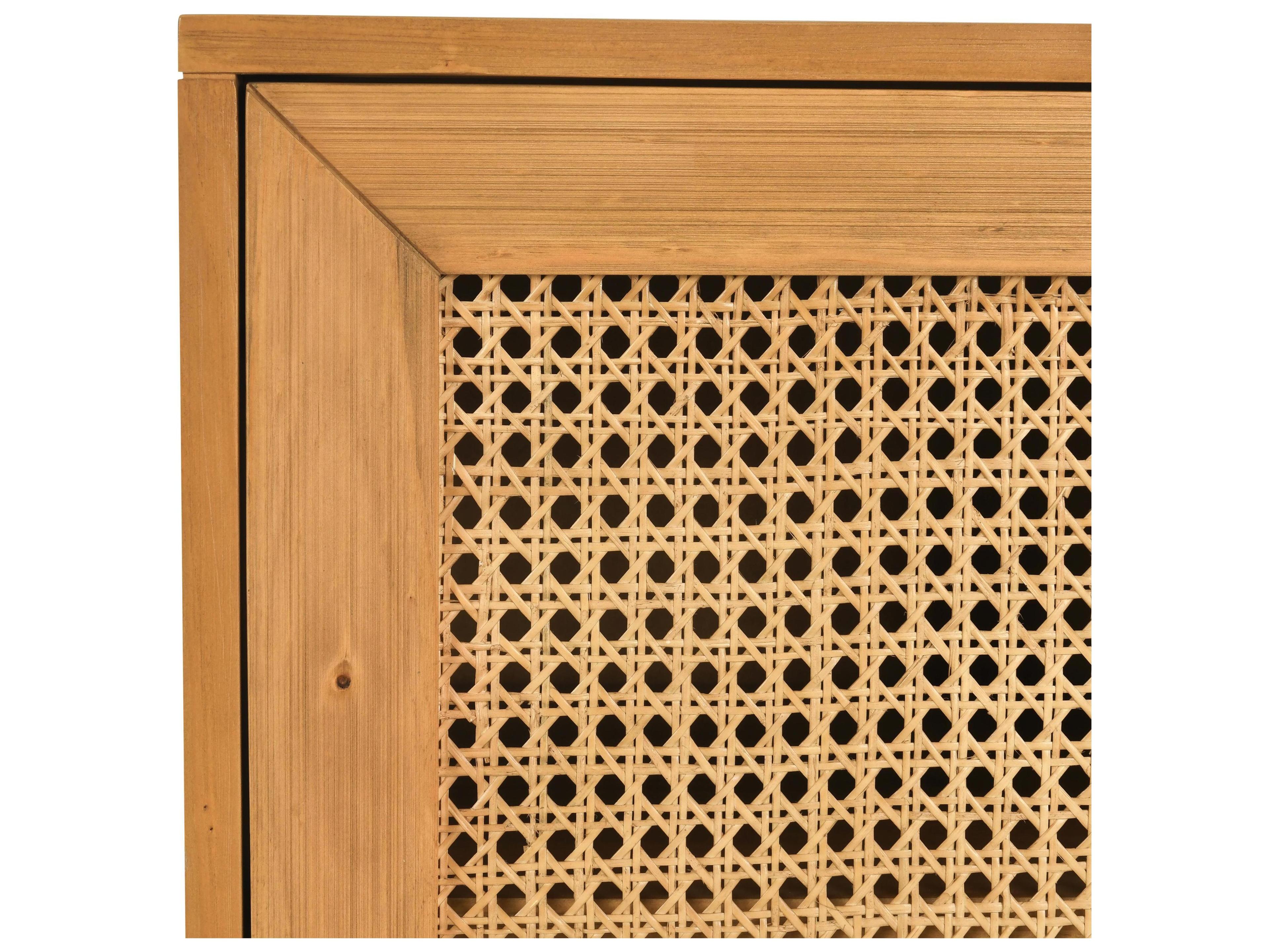 Classic Home Edris Natural Brown Pine Wood Accent Chest