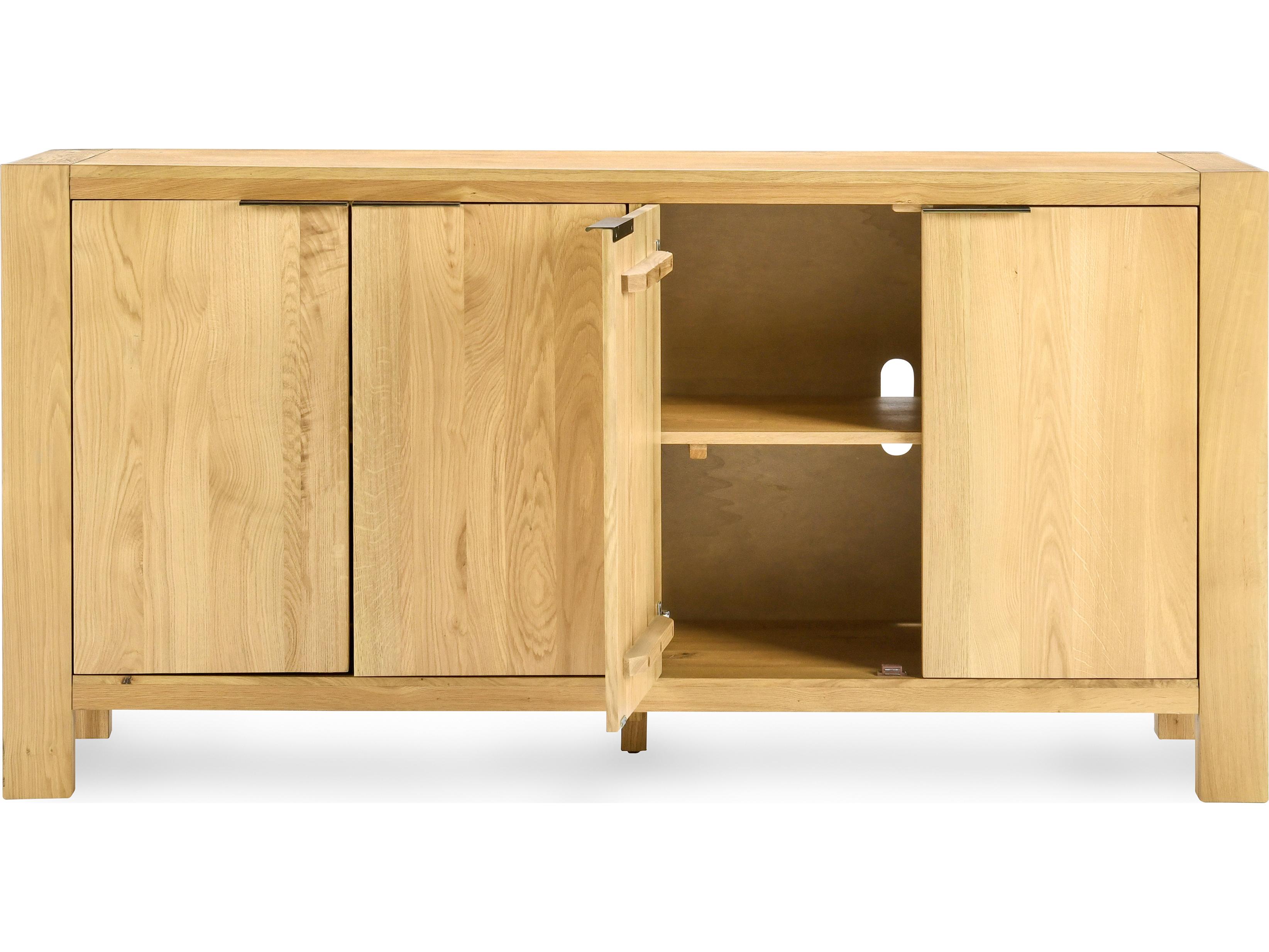 Classic Home Parsons 72" Oak Wood Natural Brown Sideboard