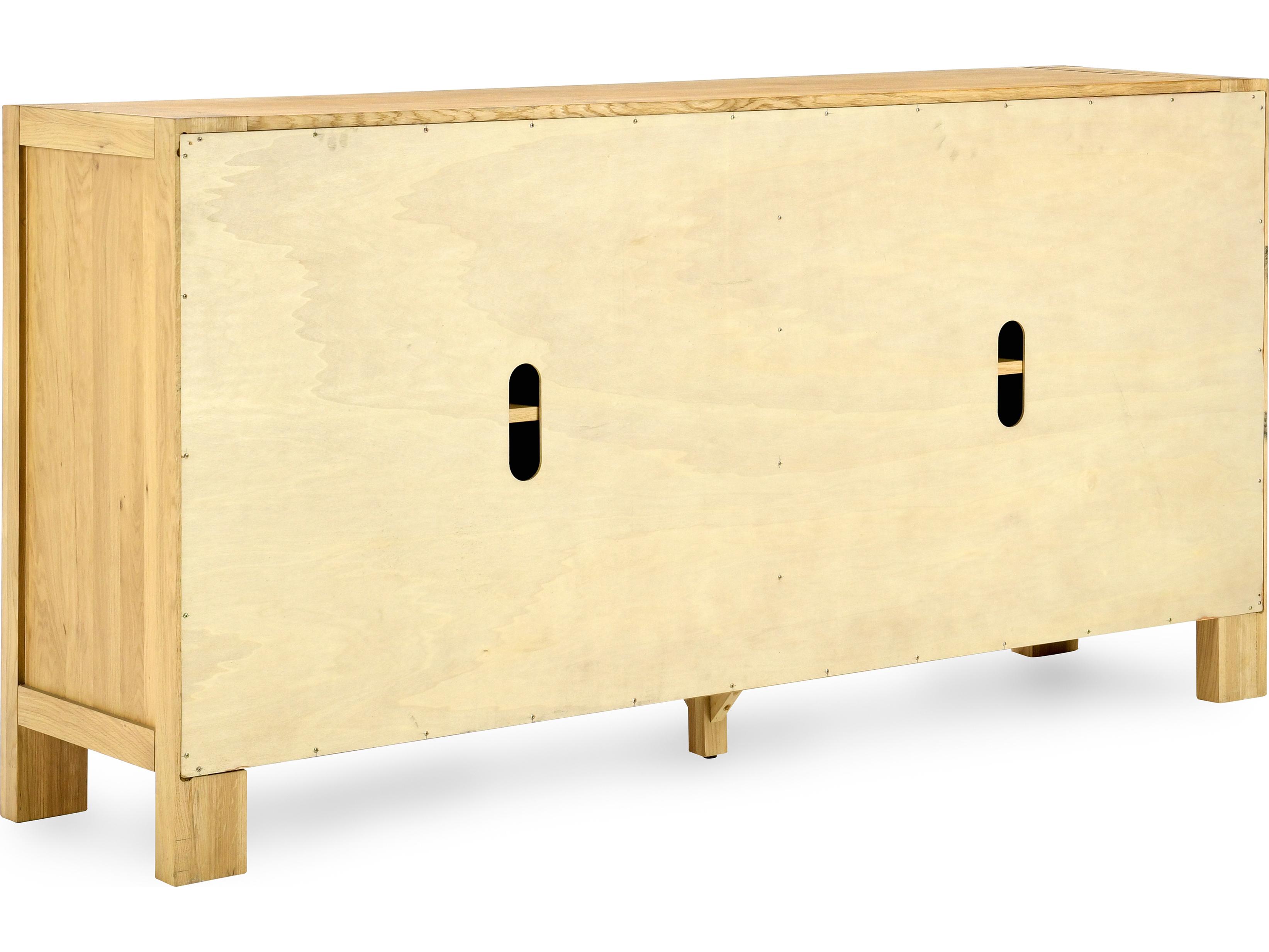 Classic Home Parsons 72" Oak Wood Natural Brown Sideboard