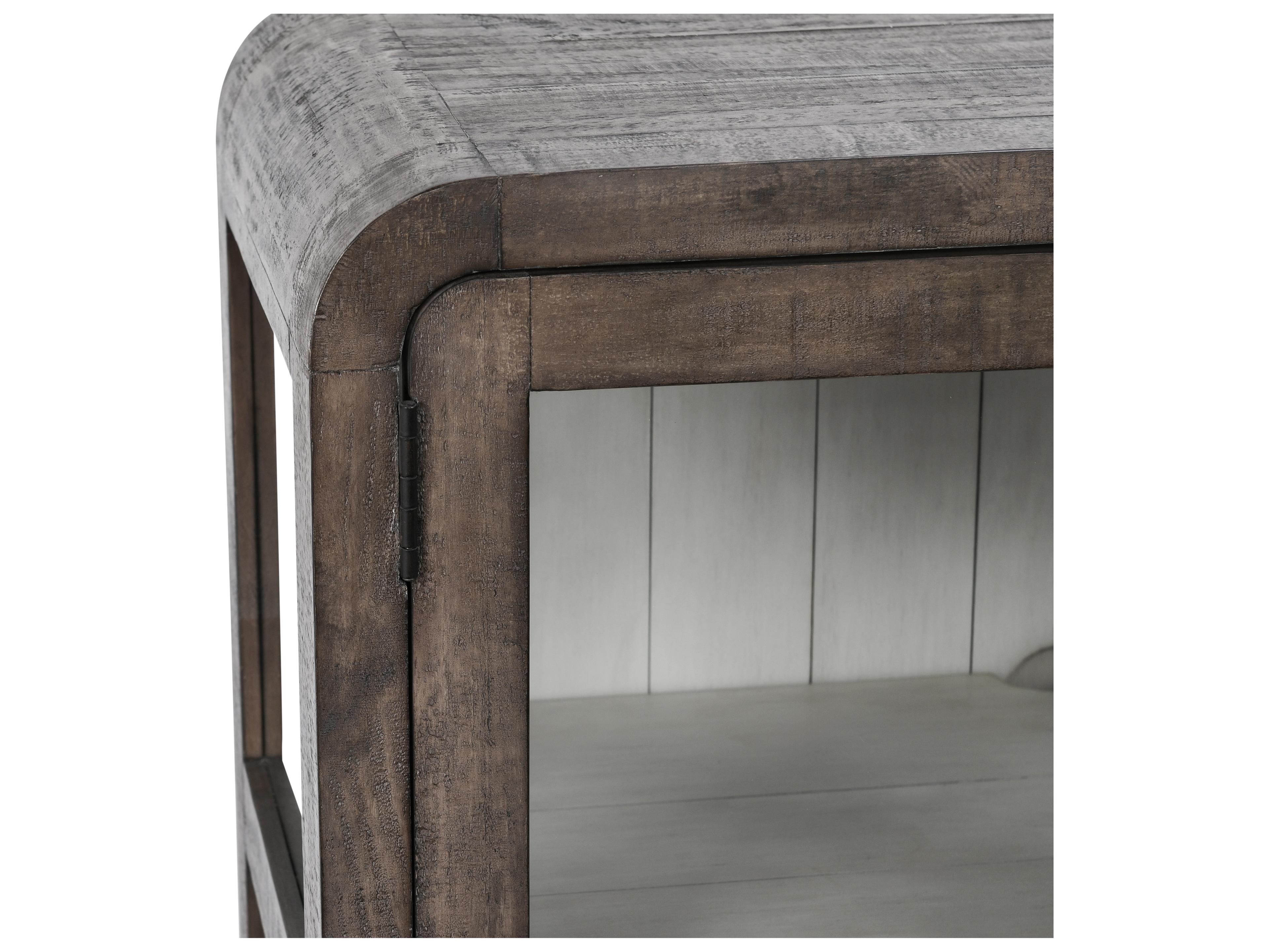 Classic Home Ollie 70" Pine Wood Brown Sideboard