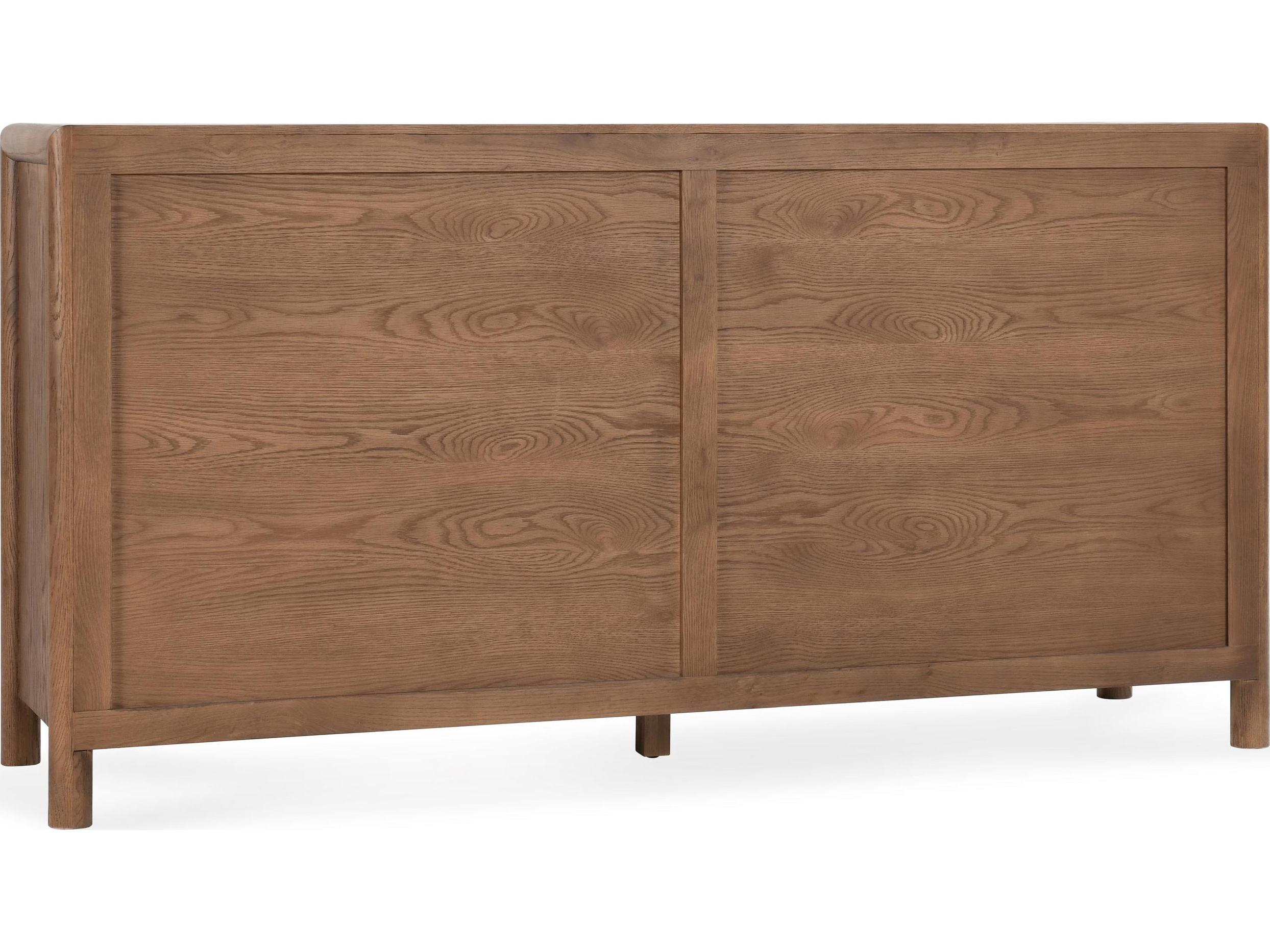 Classic Home Corda 6-Drawers Natural Oak Wood Double Dresser