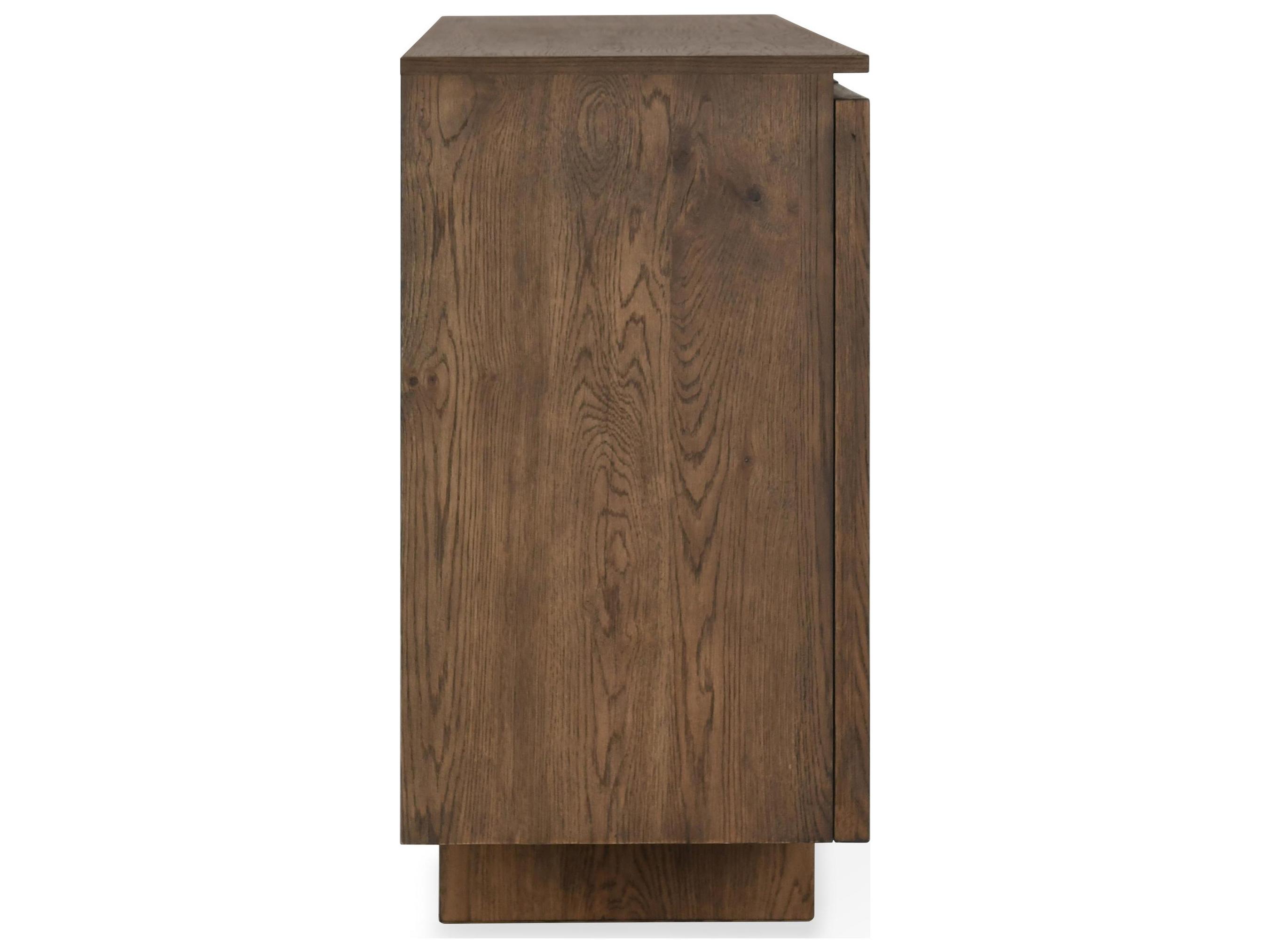 Classic Home Roya 82" Oak Wood Brown Sideboard