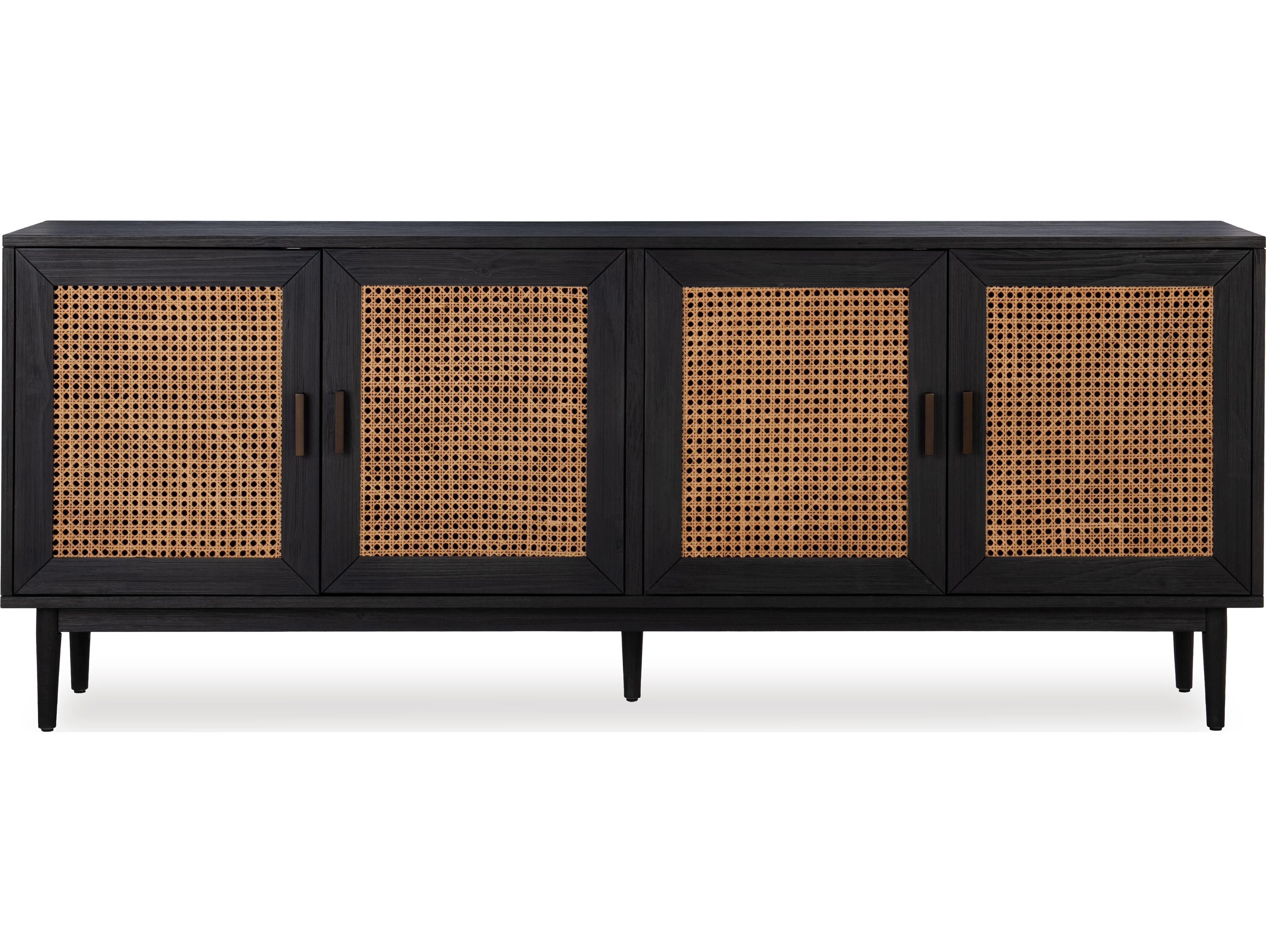 Classic Home Edris 78" Pine Wood Sideboard