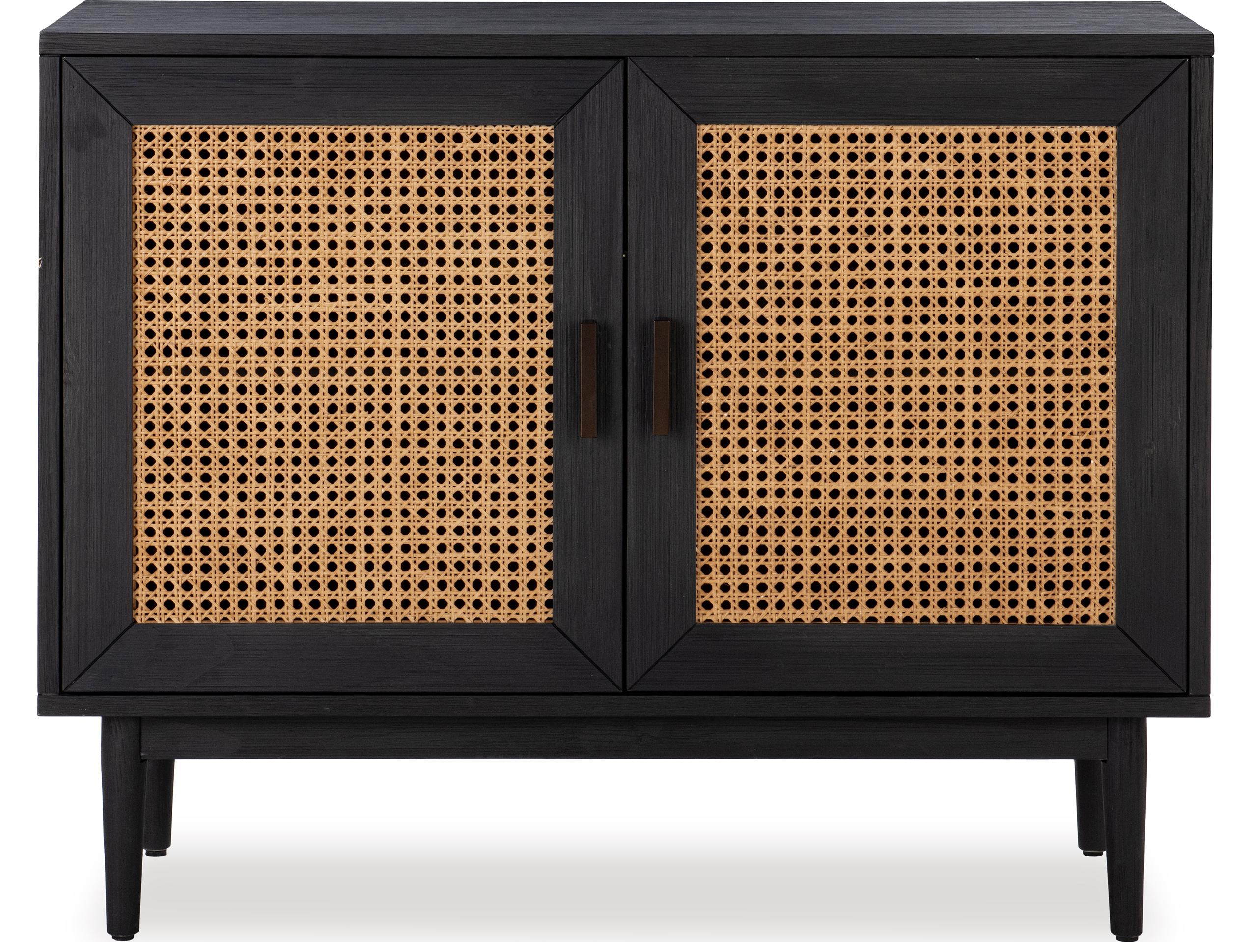 Classic Home Edris Black Pine Wood Accent Chest