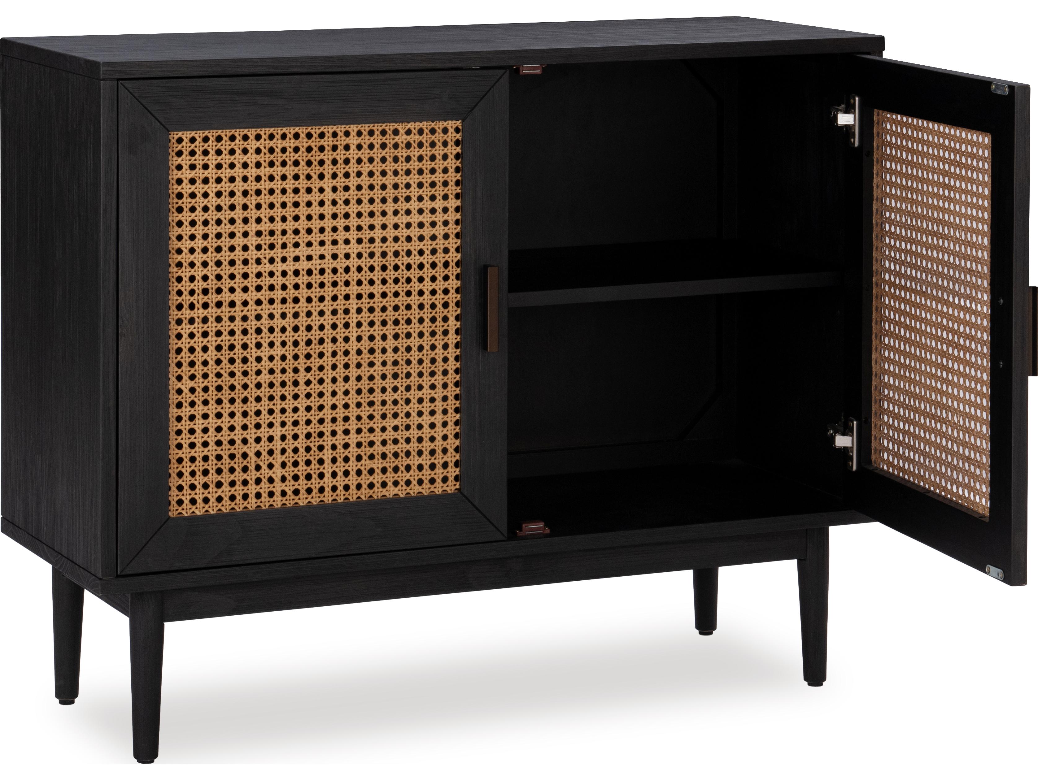 Classic Home Edris Black Pine Wood Accent Chest