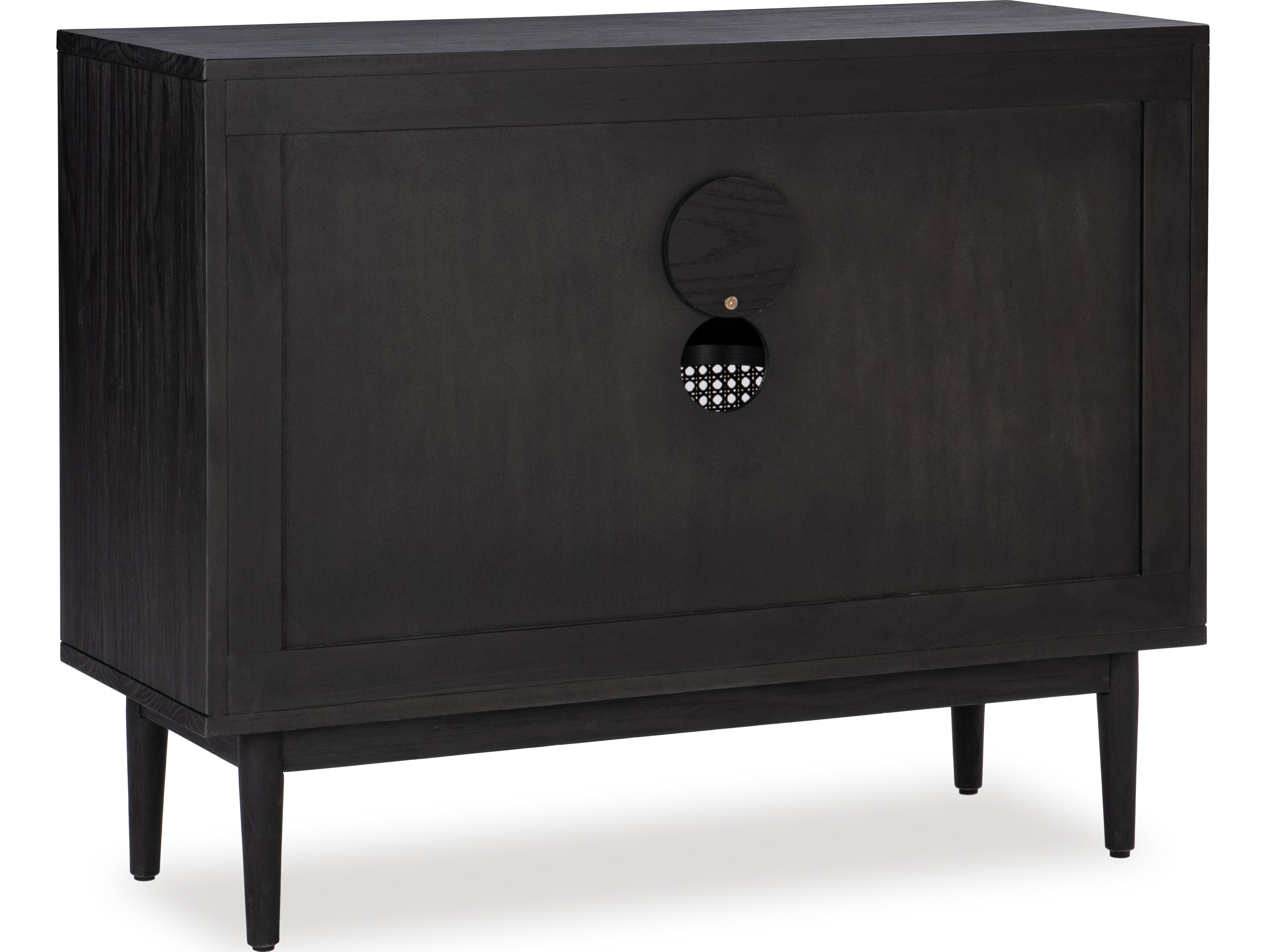 Classic Home Edris Black Pine Wood Accent Chest
