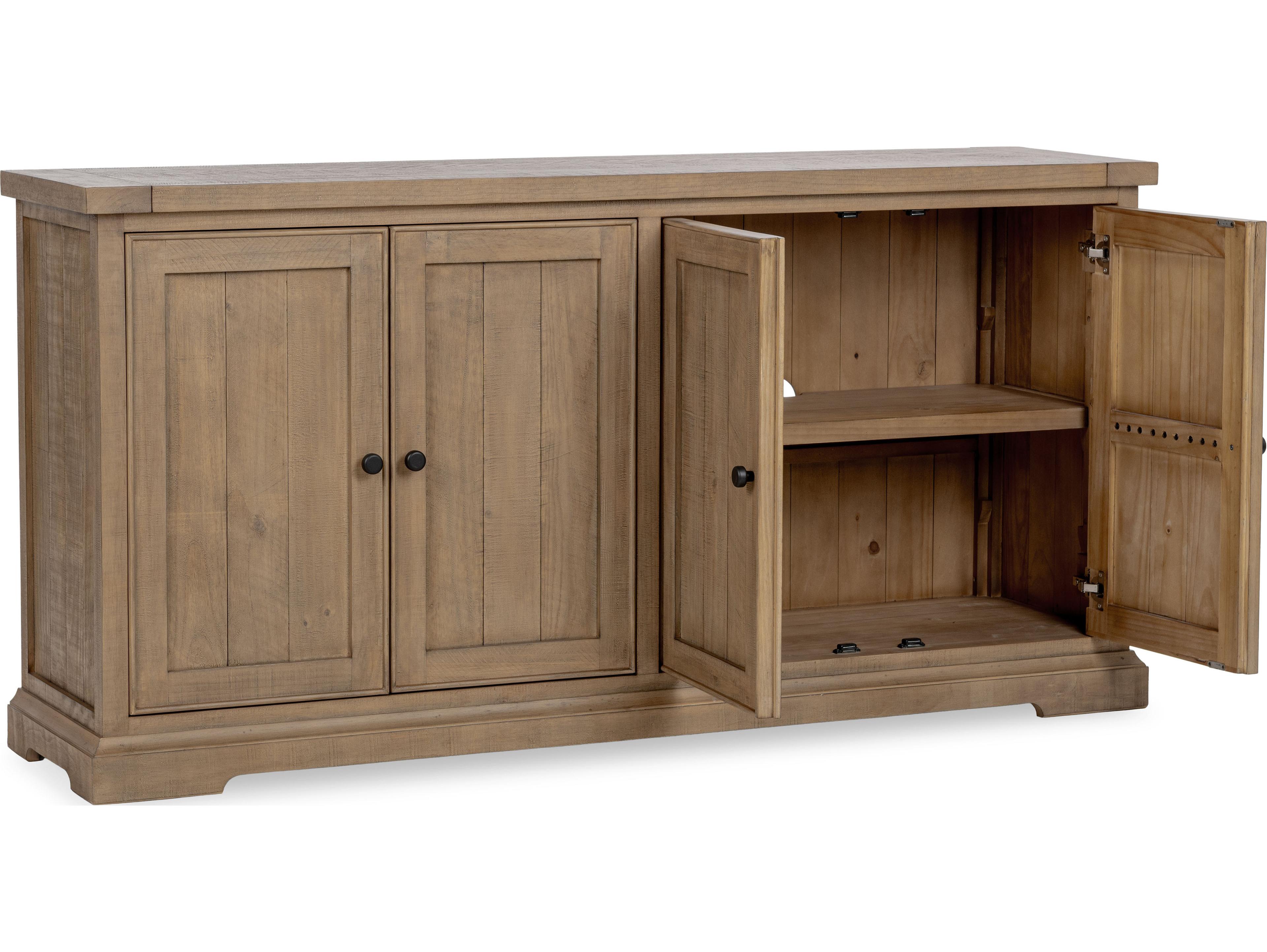 Classic Home Allegra 72" Pine Wood Sideboard