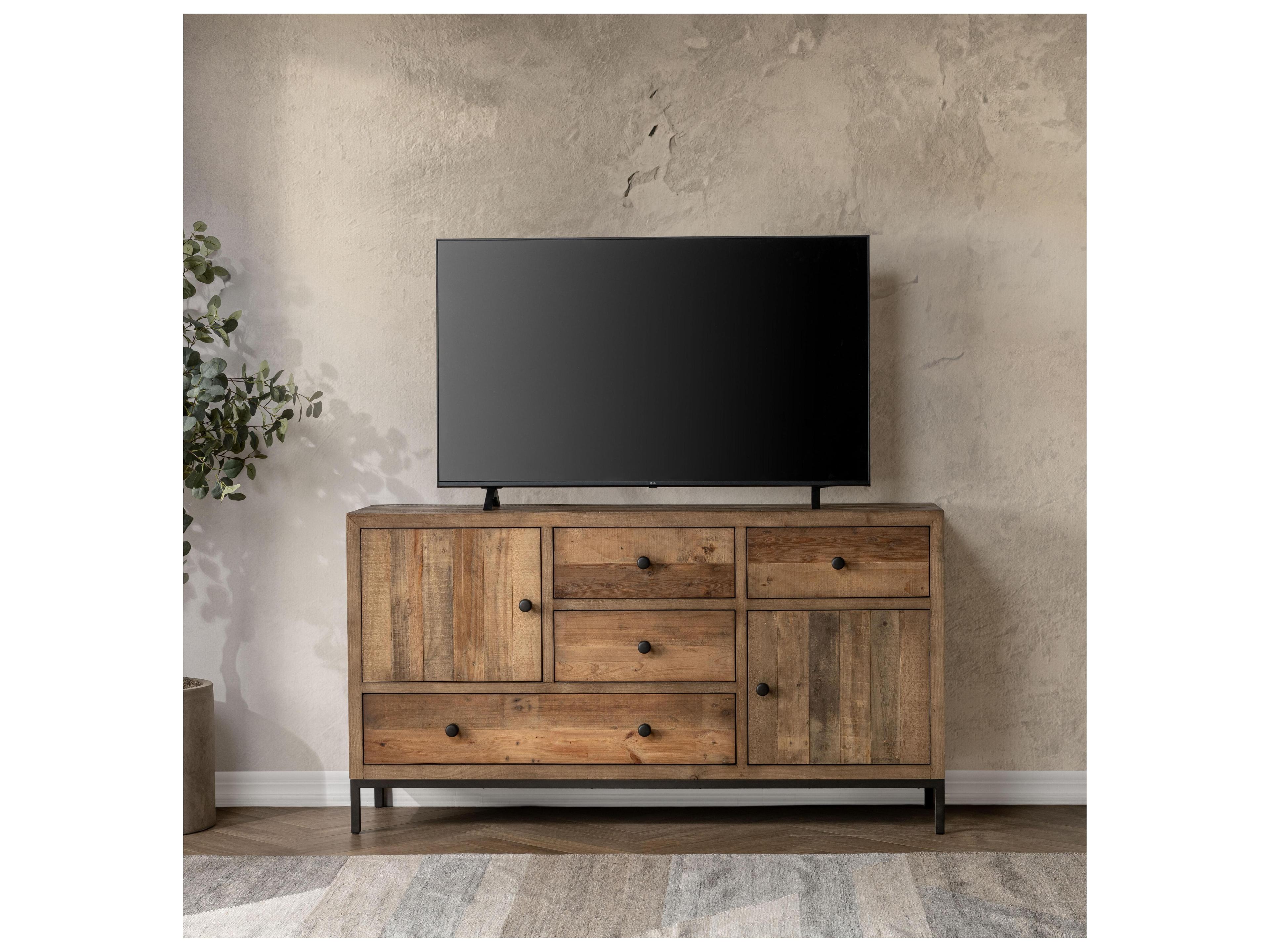 Classic Home Dita 65" Pine Wood Sideboard