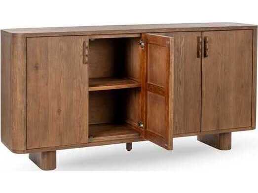 Classic Home Tacoma 72" Oak Wood Sideboard