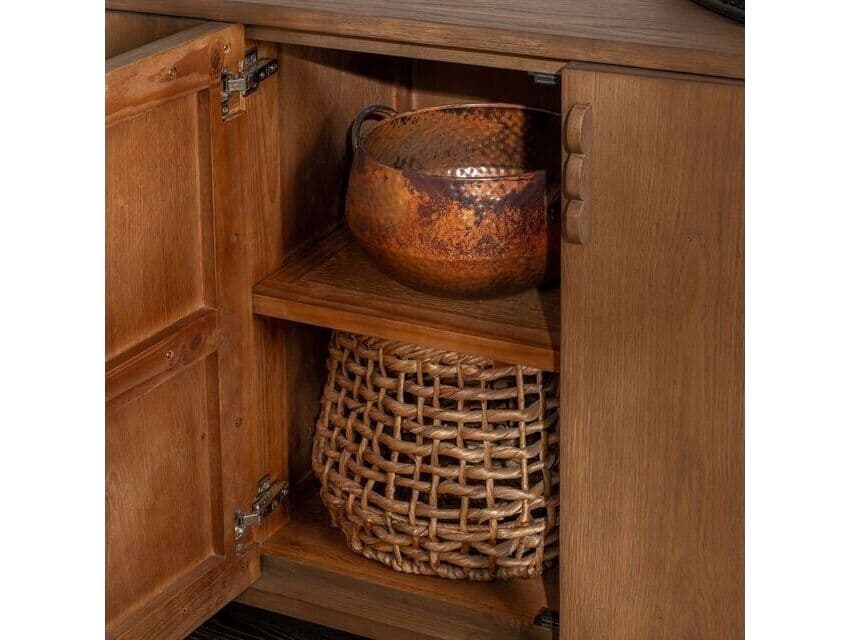 Classic Home Tacoma 72" Oak Wood Sideboard