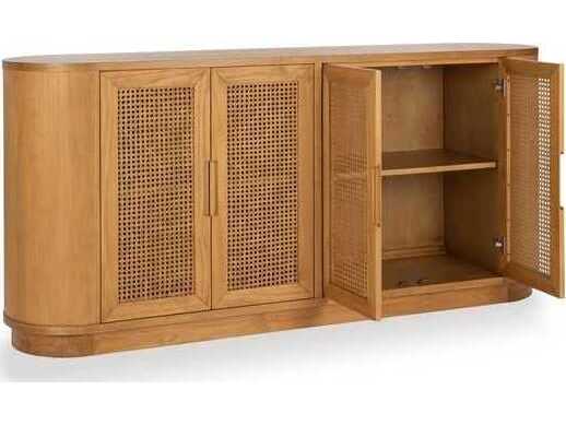 Classic Home Adelheid 78" Pine Wood Sideboard