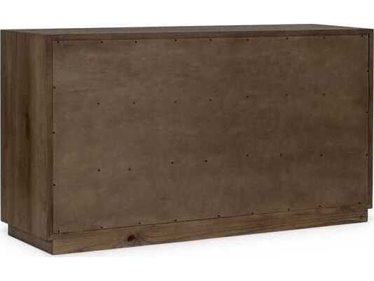 Classic Home Santa Clara 6-Drawers Brown Oak Wood Double Dresser