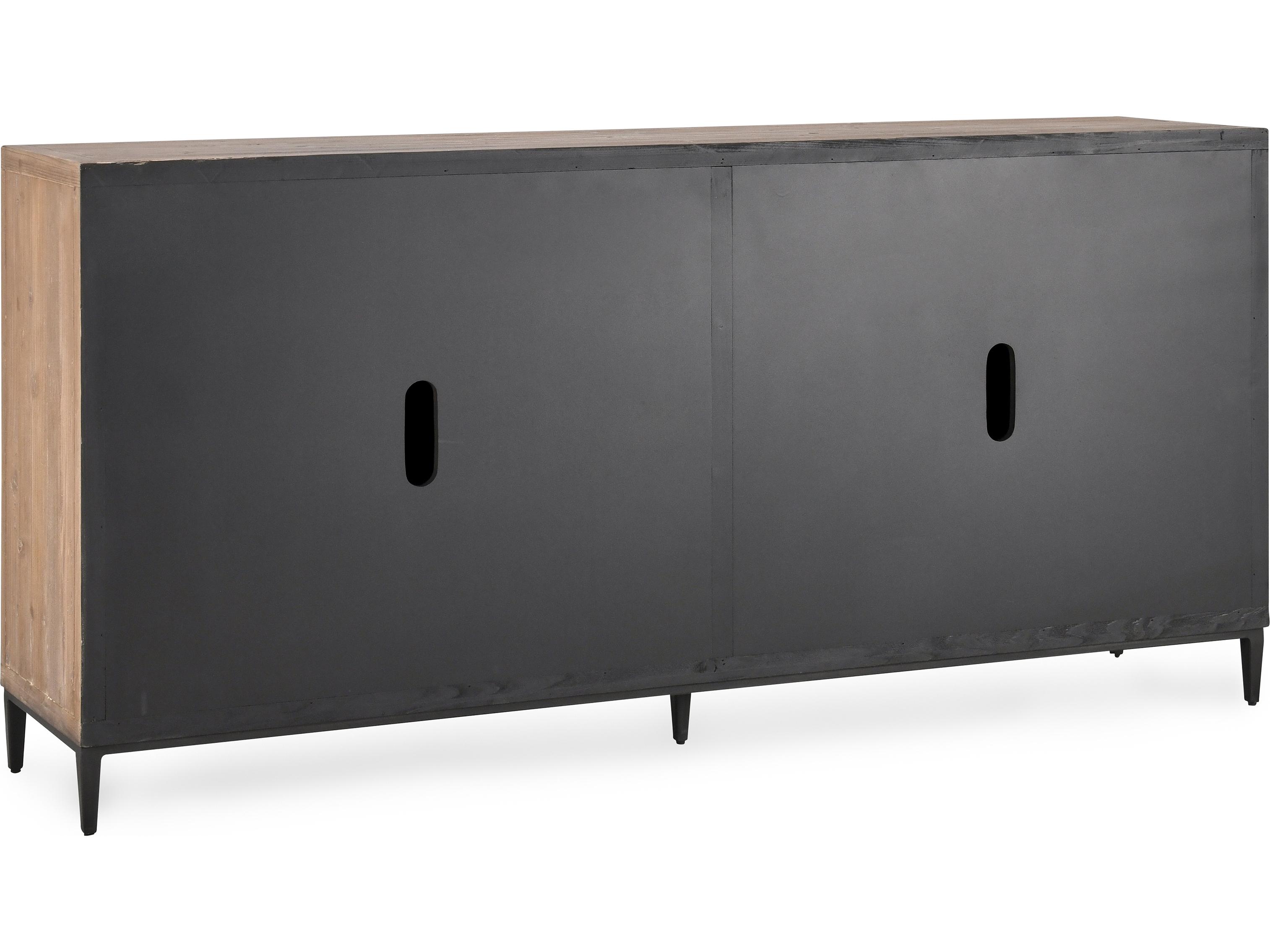 Classic Home Maverick 76" Pine Wood Sideboard