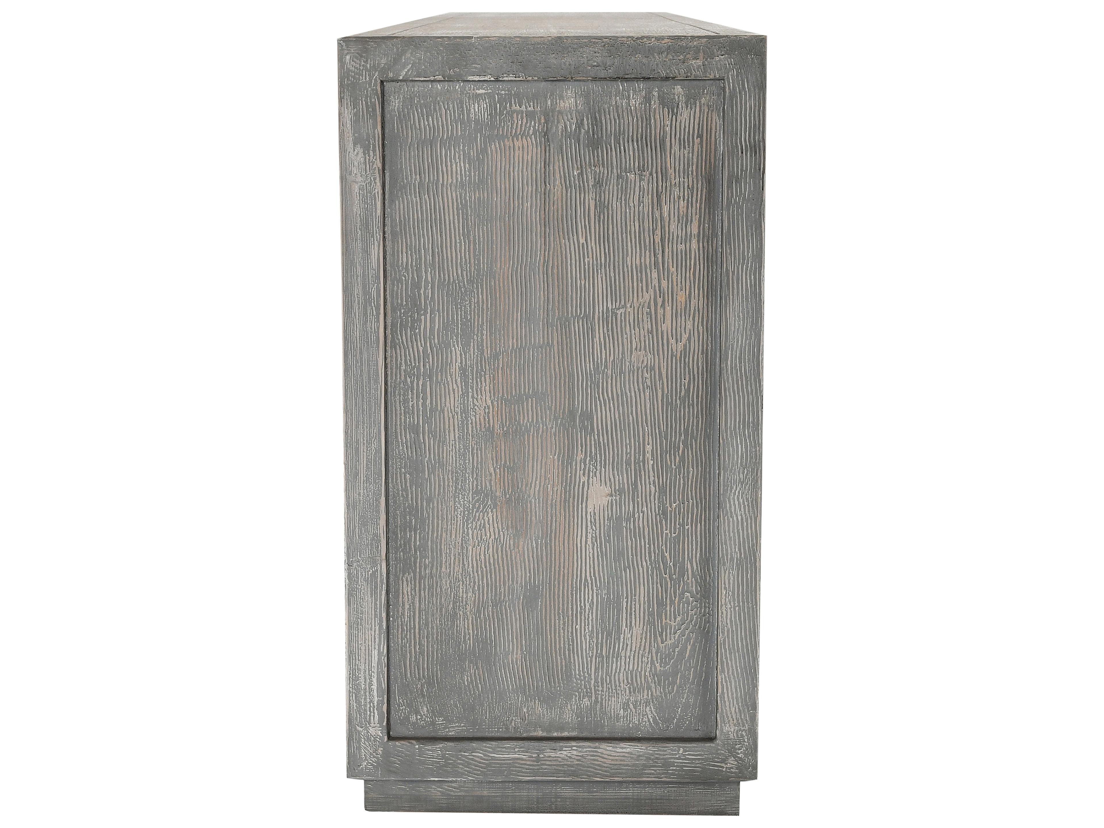 Classic Home Jonas 103" Pine Wood Antique Blue Sideboard