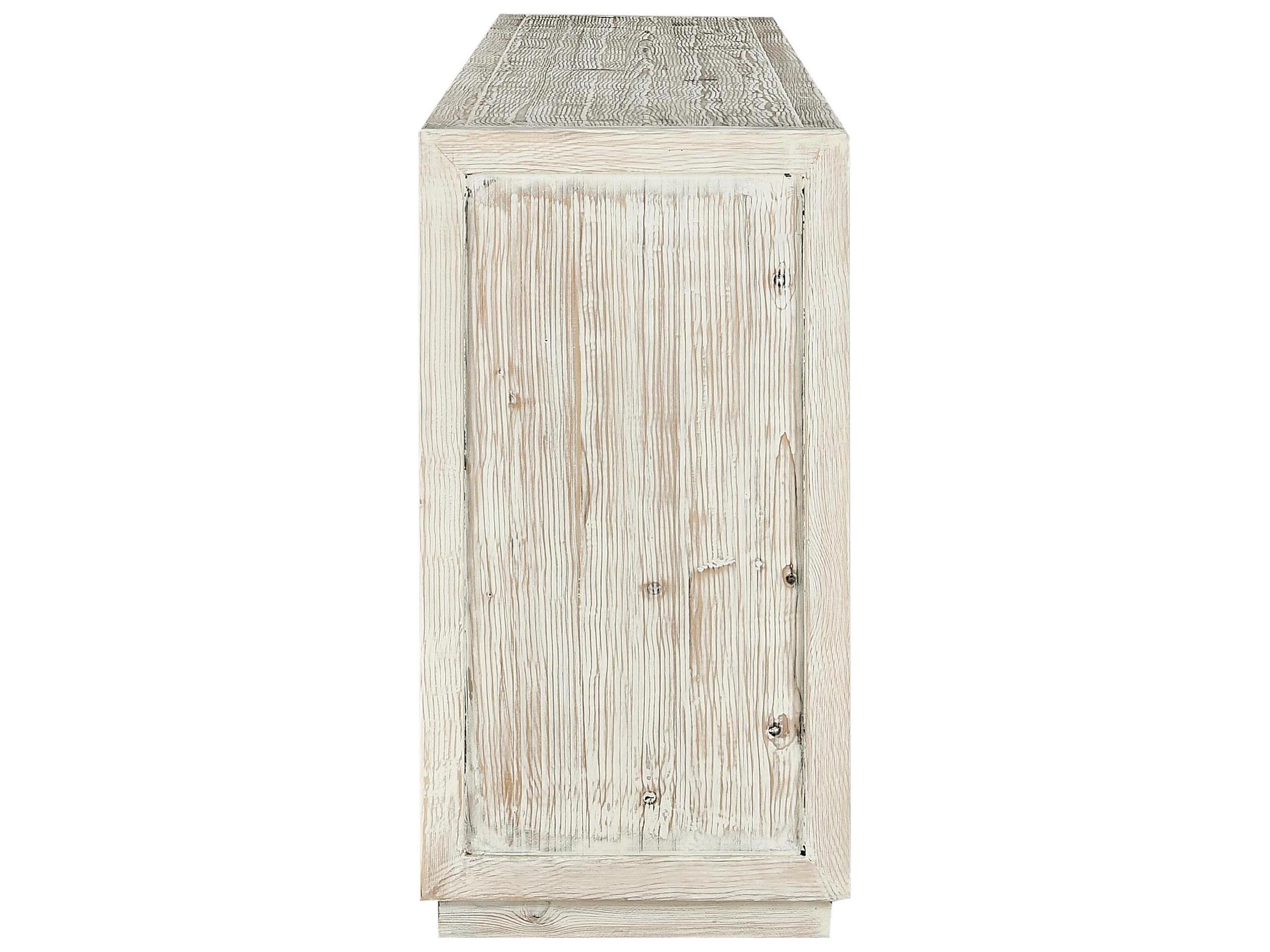 Classic Home Frederick 102" Pine Wood White Sideboard