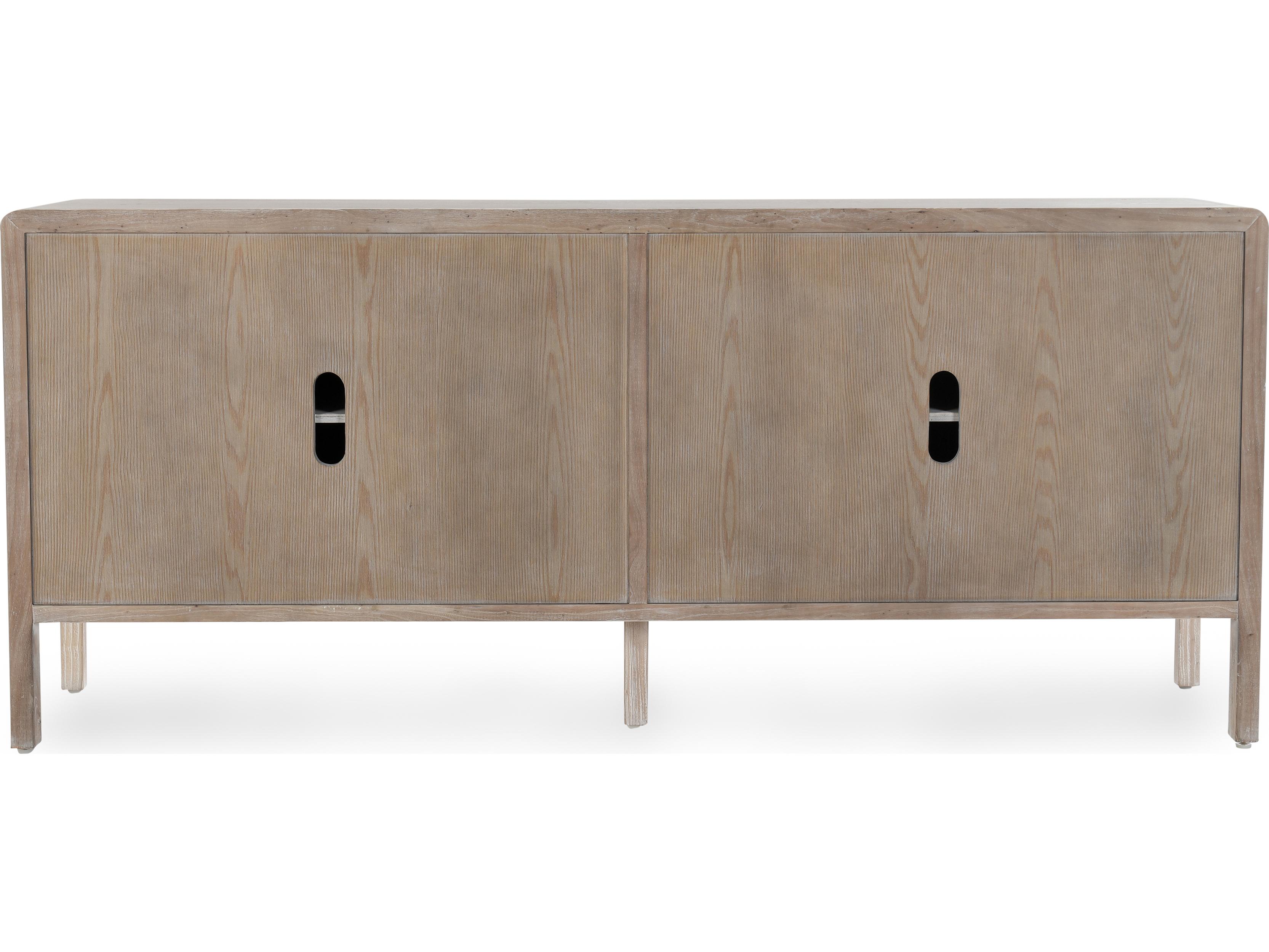 Classic Home Elodie 79" Elm Wood Beige Sideboard