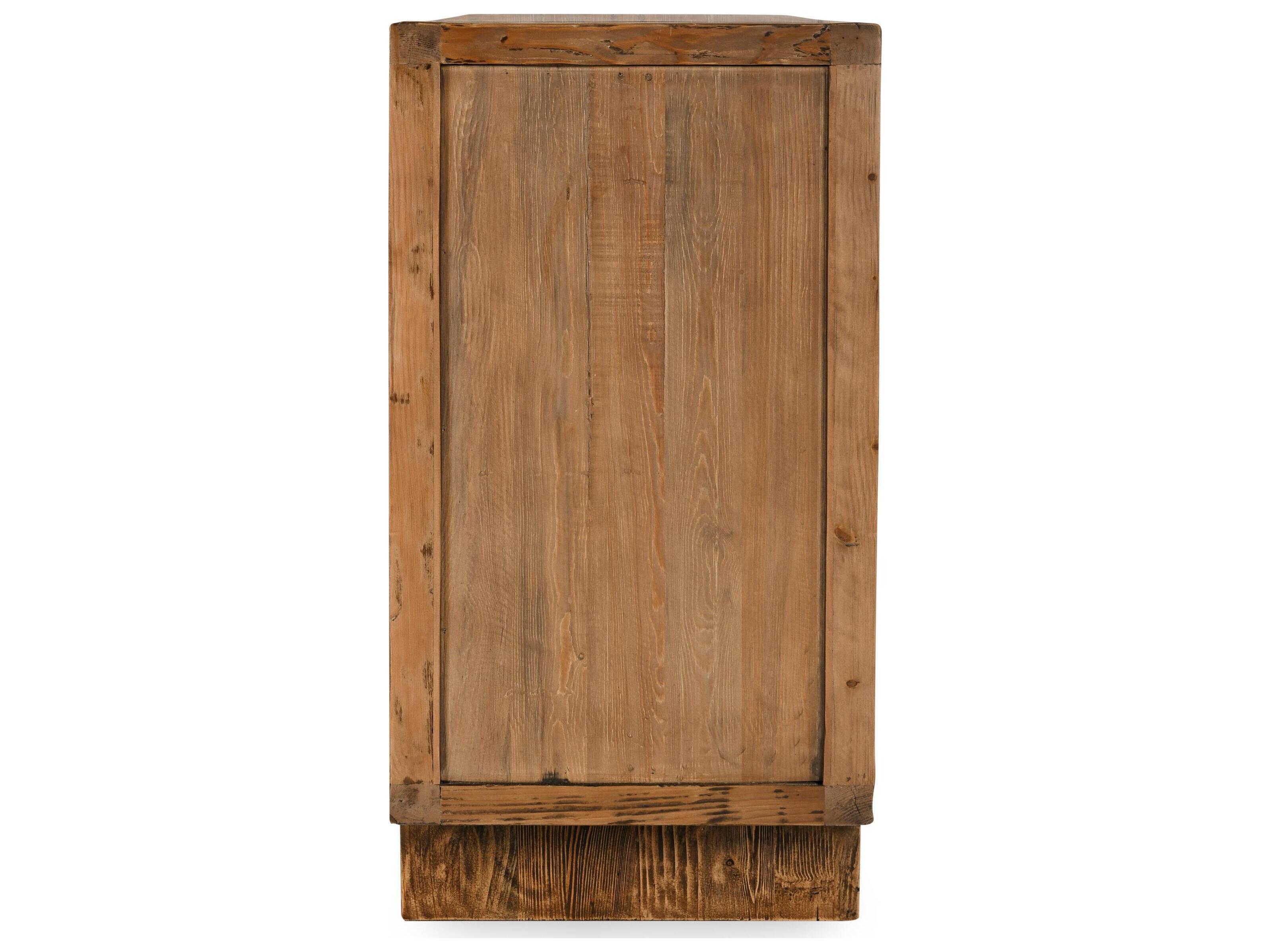 Classic Home Bast 81" Pine Wood Brown Sideboard