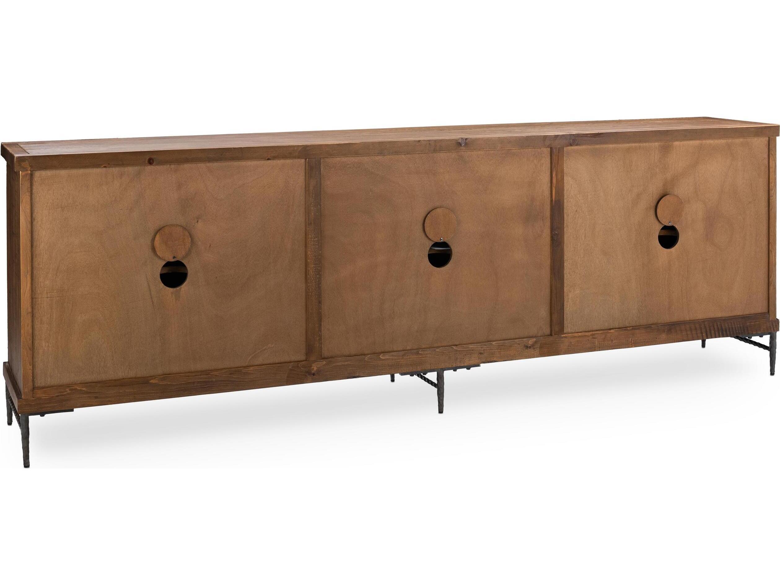 Classic Home Willmark 106" Pine Wood Brown Sideboard